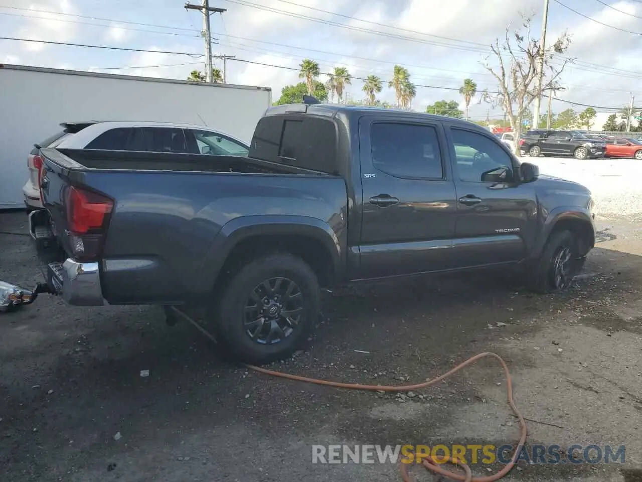 3 fotografías del automóvil dañado 3TMAZ5CNXMM156385 TOYOTA TACOMA 2021