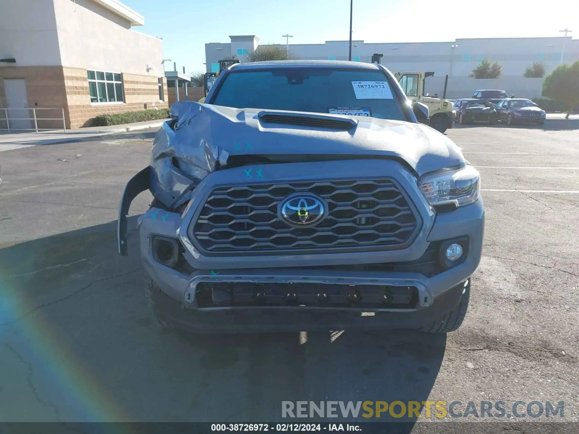 12 fotografías del automóvil dañado 3TMBZ5DN1MM031312 TOYOTA TACOMA 2021
