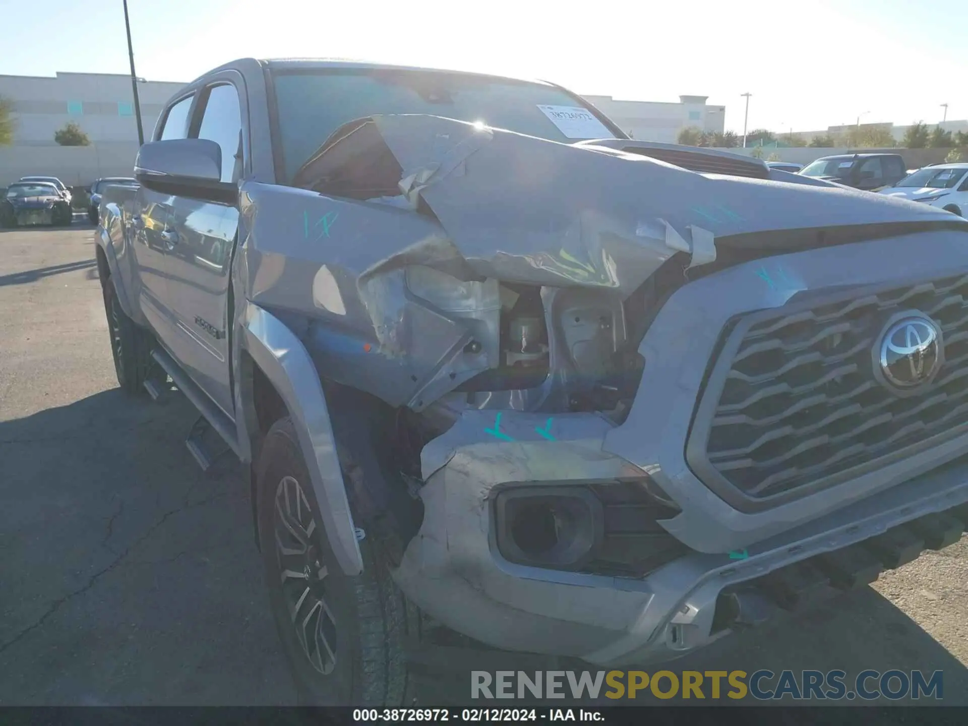 6 fotografías del automóvil dañado 3TMBZ5DN1MM031312 TOYOTA TACOMA 2021