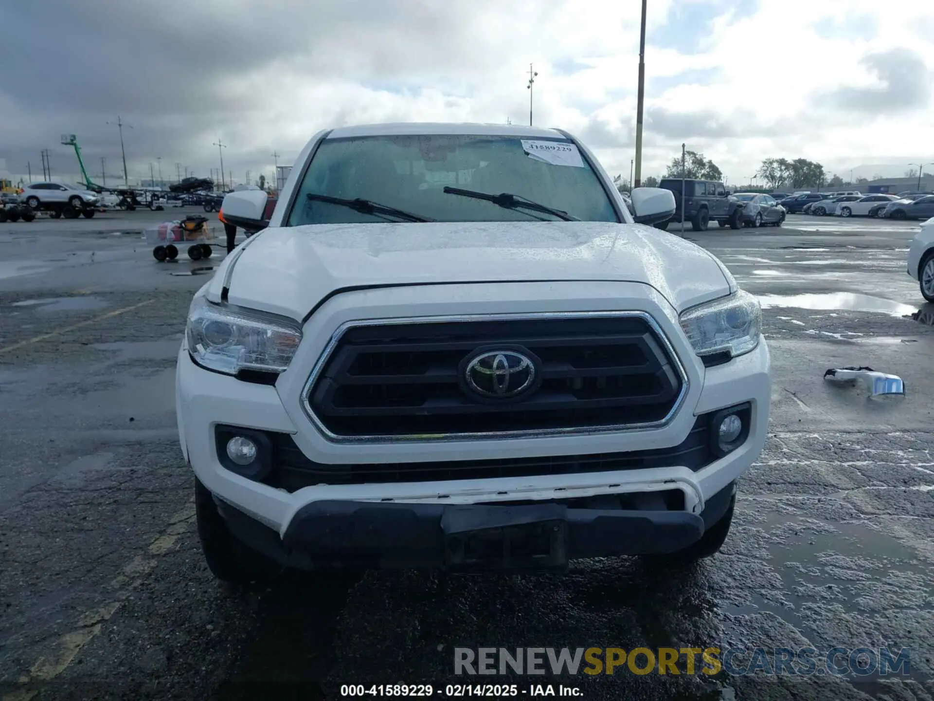 13 fotografías del automóvil dañado 3TMBZ5DN2MM030590 TOYOTA TACOMA 2021