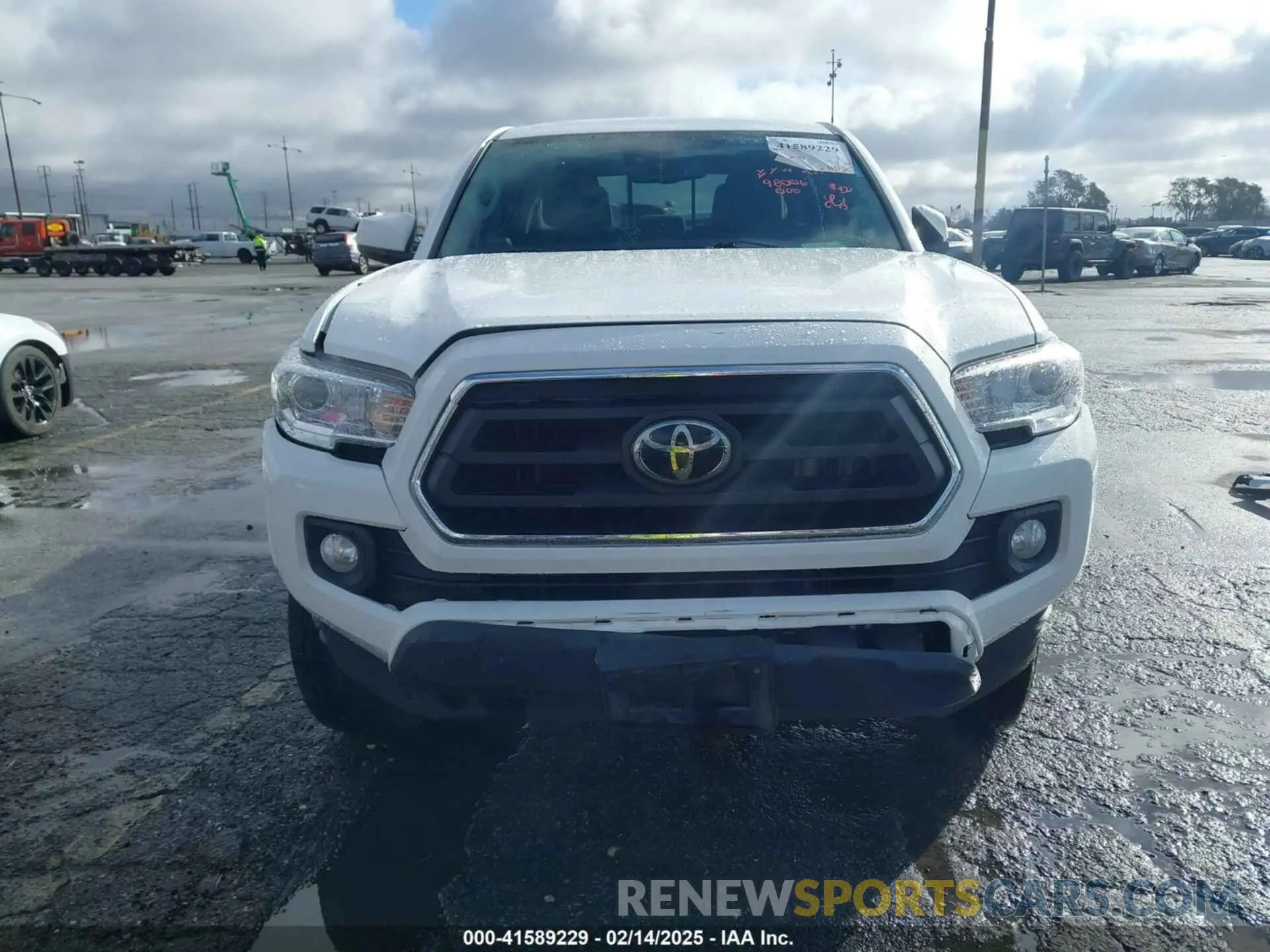 6 fotografías del automóvil dañado 3TMBZ5DN2MM030590 TOYOTA TACOMA 2021