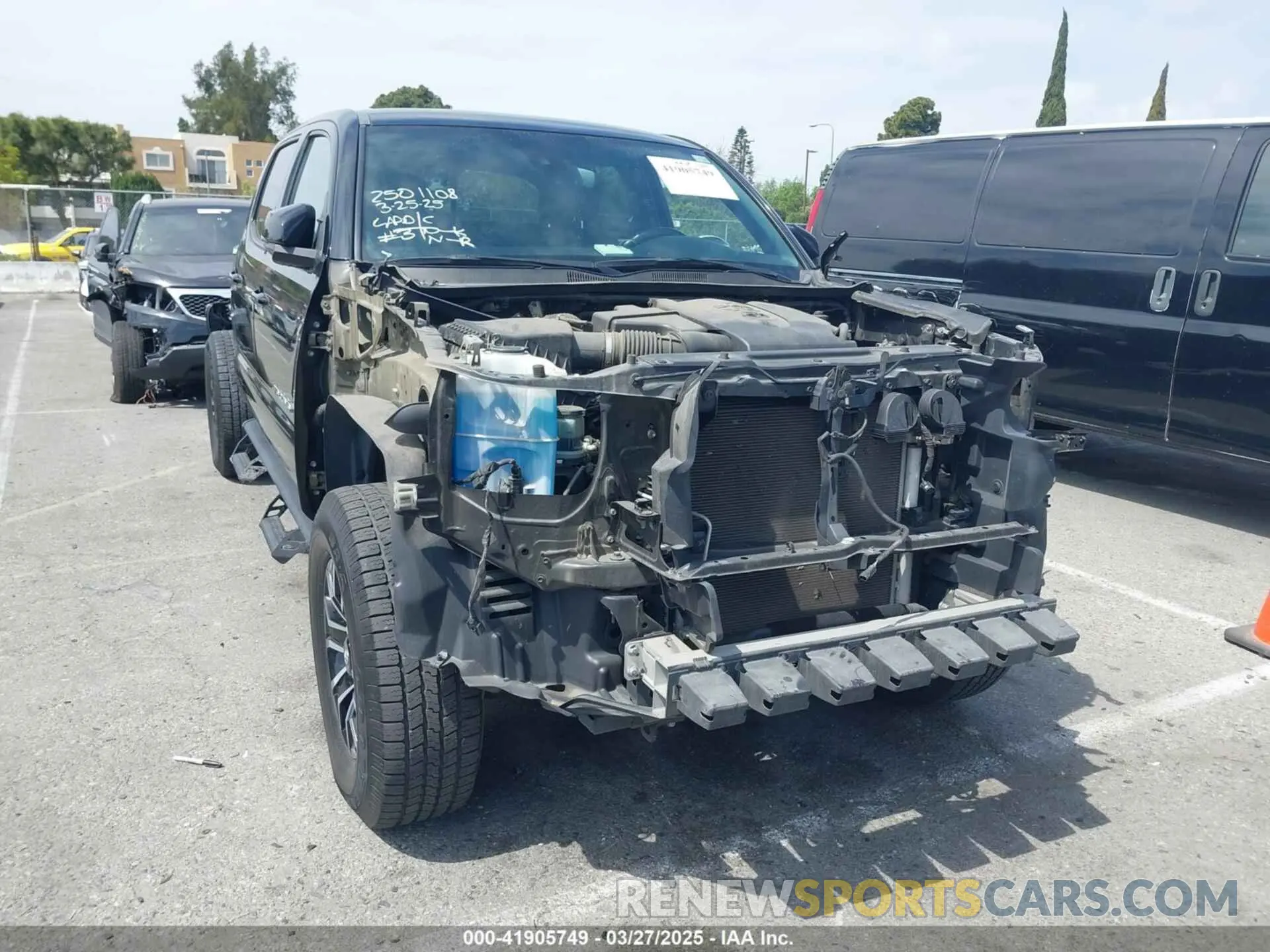 1 fotografías del automóvil dañado 3TMBZ5DN3MM031912 TOYOTA TACOMA 2021