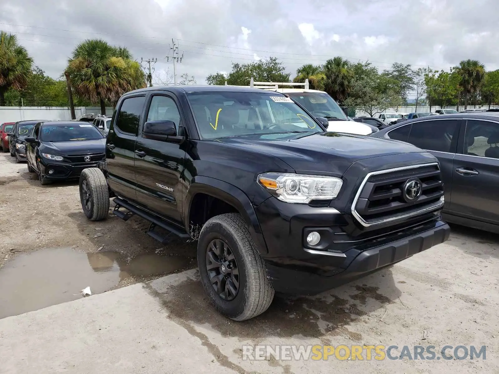 1 fotografías del automóvil dañado 3TMBZ5DN4MM031451 TOYOTA TACOMA 2021