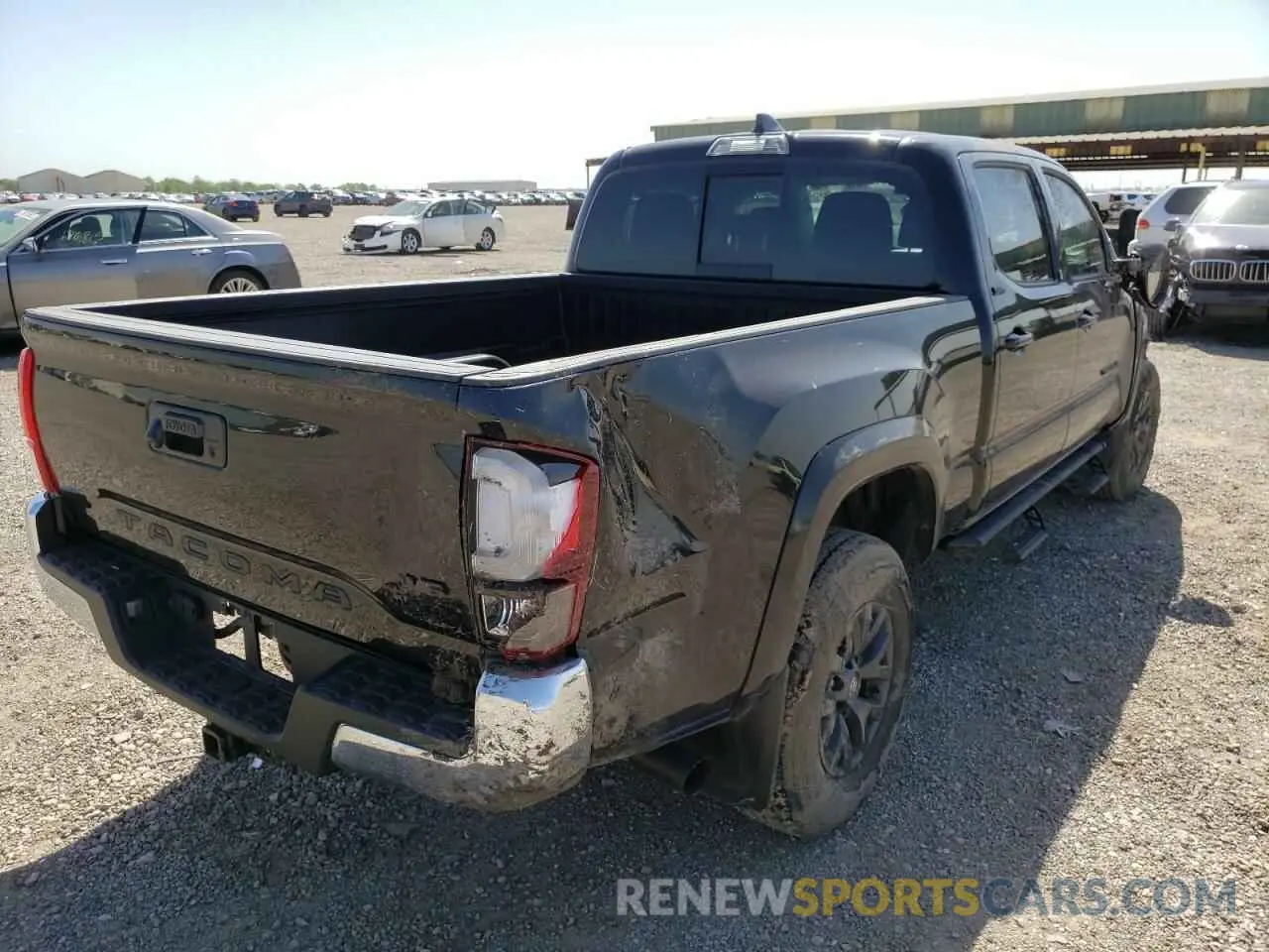 4 fotografías del automóvil dañado 3TMBZ5DN8MM031209 TOYOTA TACOMA 2021