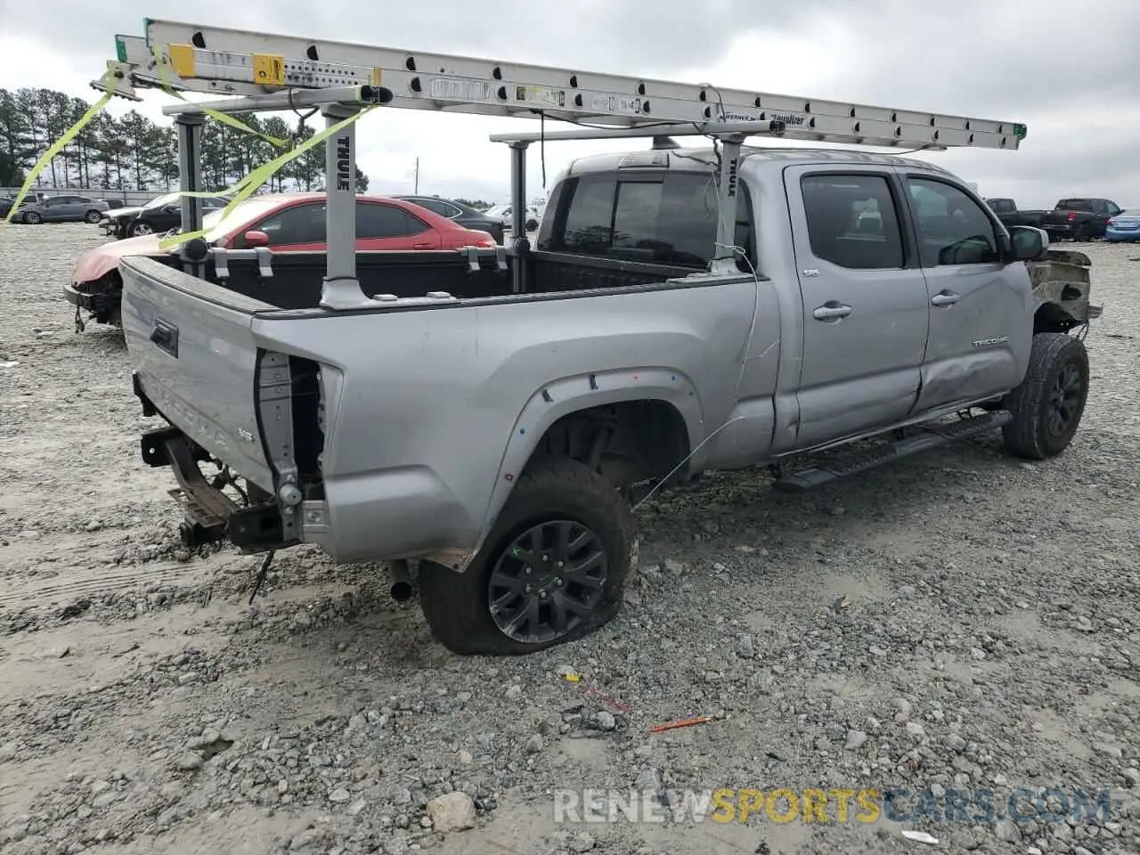 3 fotografías del automóvil dañado 3TMBZ5DN9MM030439 TOYOTA TACOMA 2021