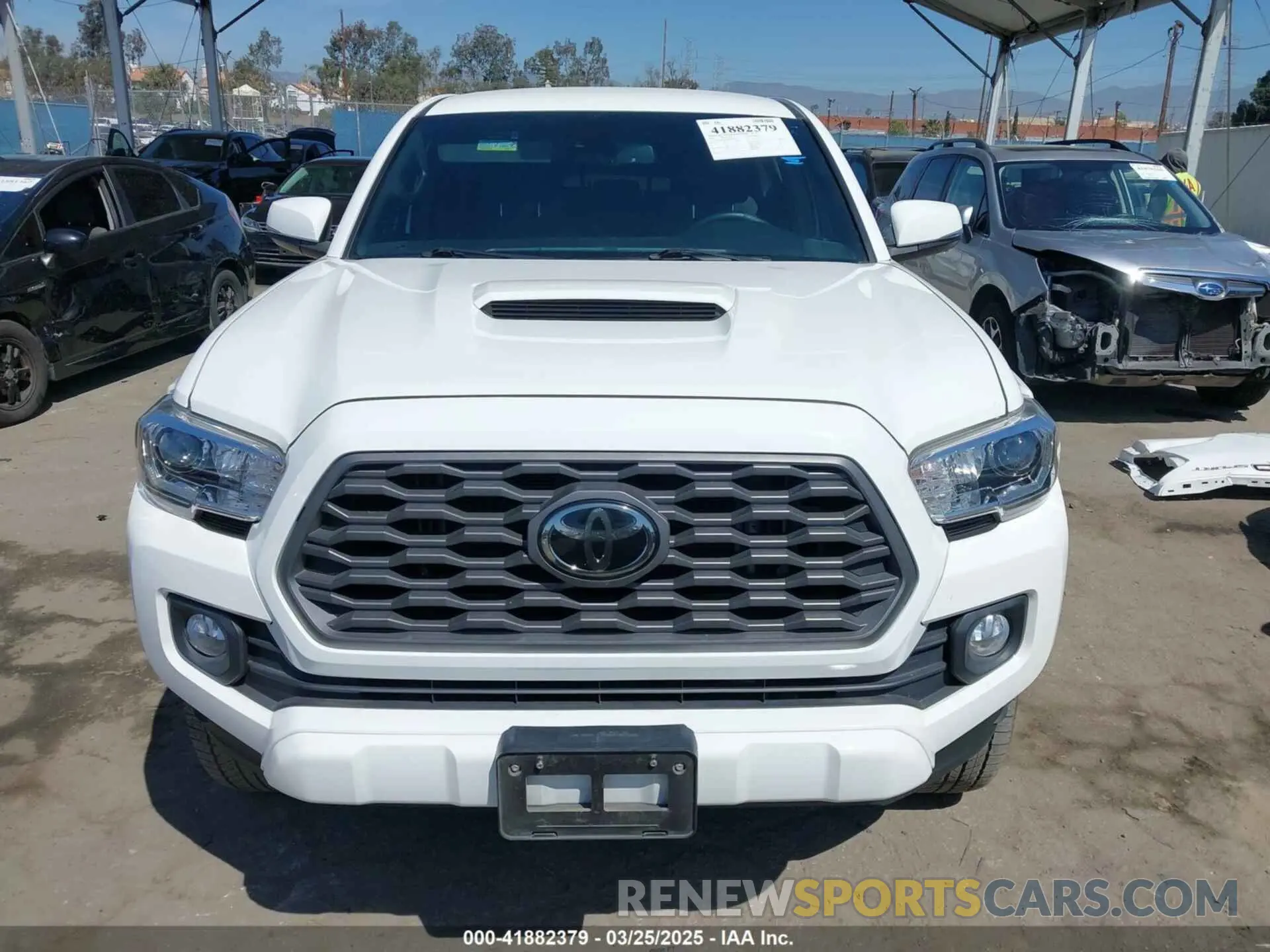 13 fotografías del automóvil dañado 3TMBZ5DNXMM030563 TOYOTA TACOMA 2021