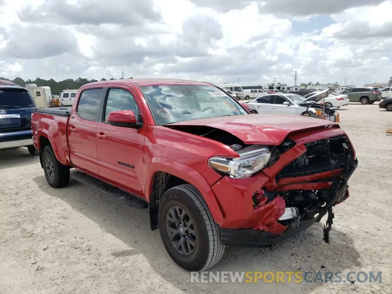 1 fotografías del automóvil dañado 3TMBZ5DNXMM031177 TOYOTA TACOMA 2021