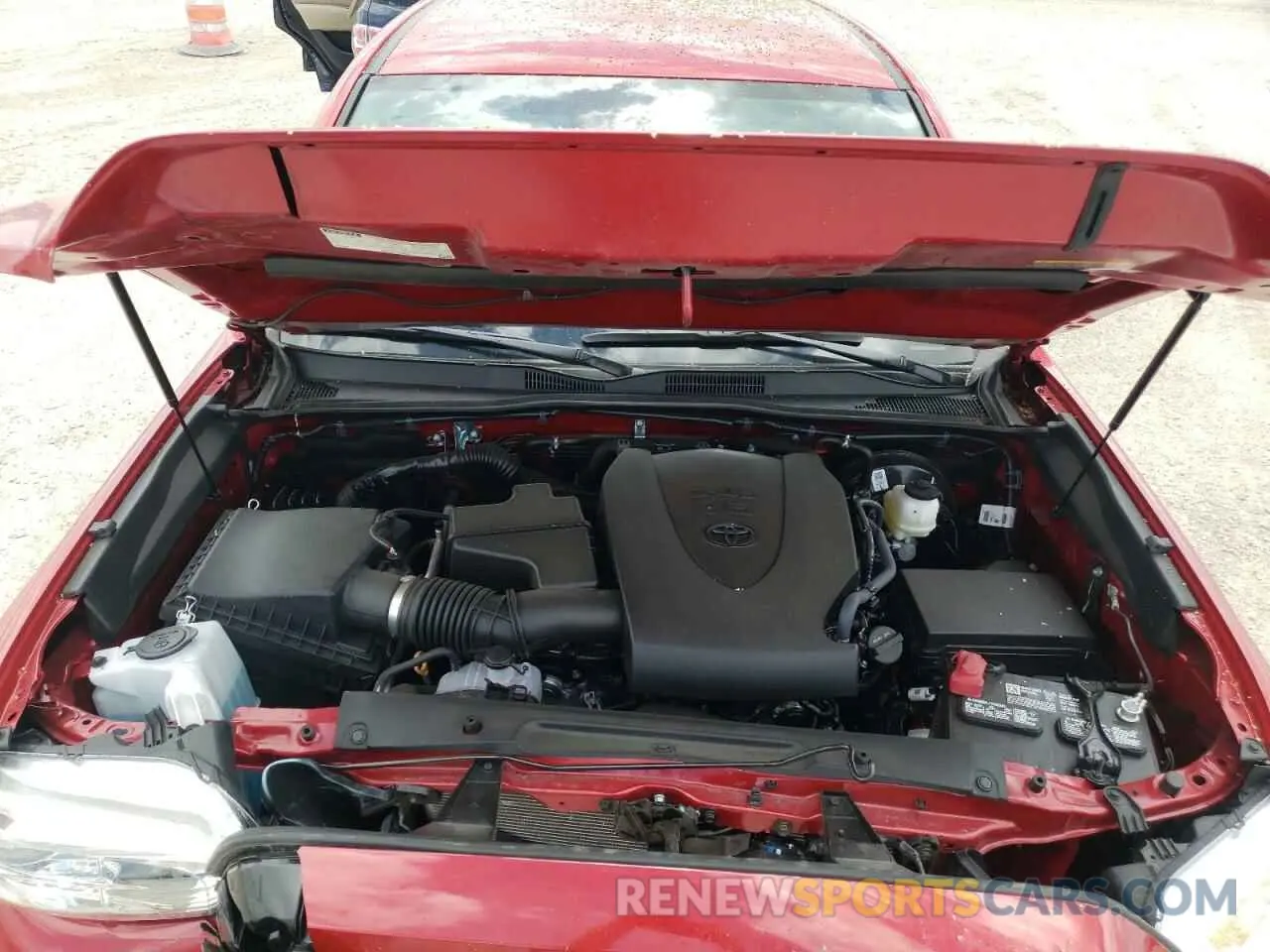 7 fotografías del automóvil dañado 3TMBZ5DNXMM031177 TOYOTA TACOMA 2021
