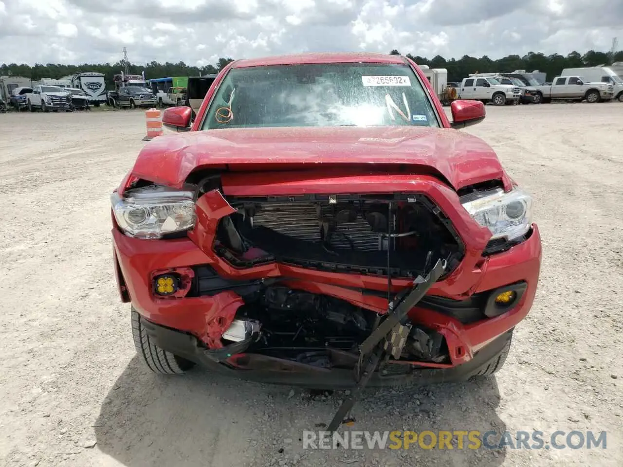 9 fotografías del automóvil dañado 3TMBZ5DNXMM031177 TOYOTA TACOMA 2021