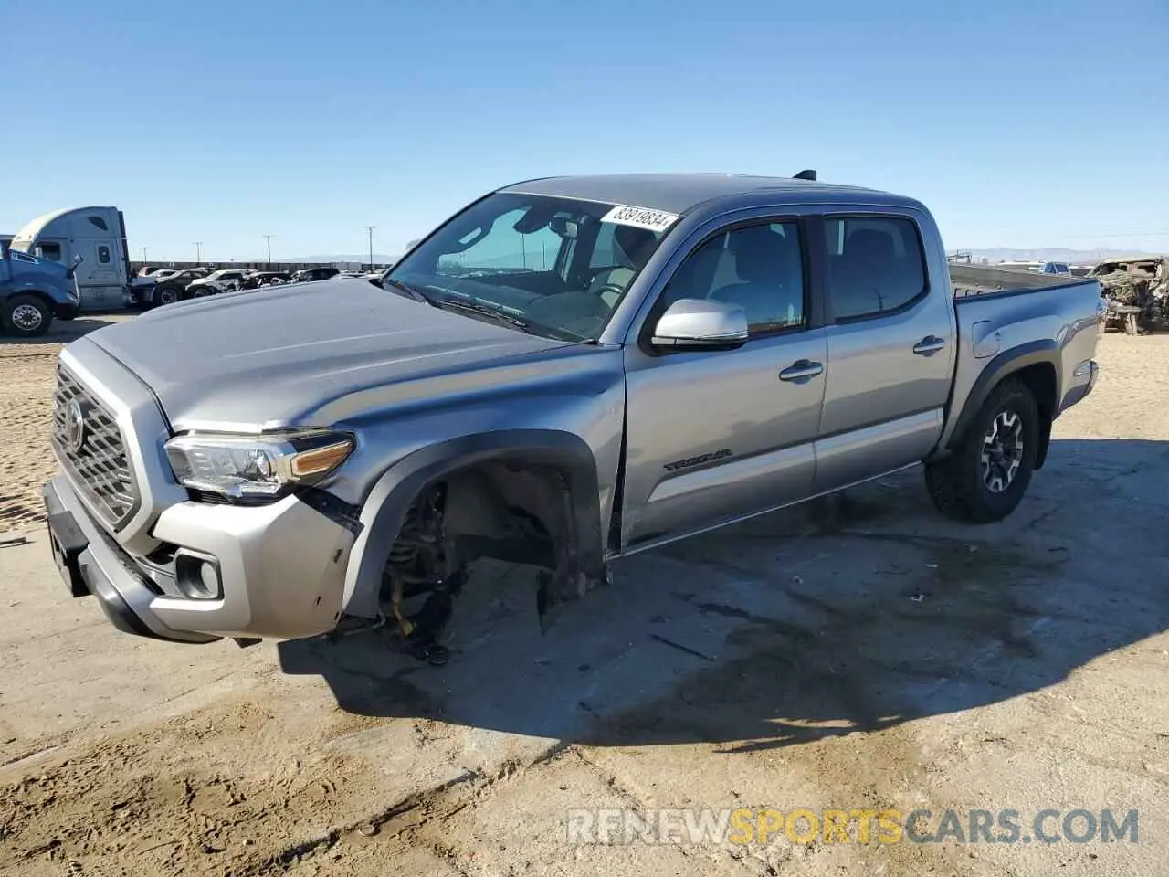 1 fotografías del automóvil dañado 3TMCZ5AN0MM389168 TOYOTA TACOMA 2021