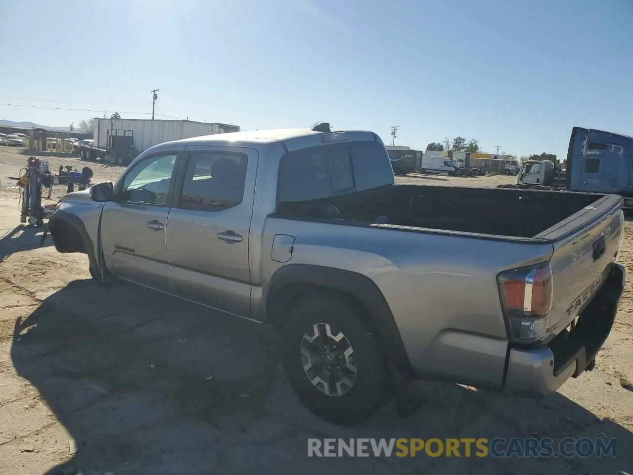 2 fotografías del automóvil dañado 3TMCZ5AN0MM389168 TOYOTA TACOMA 2021