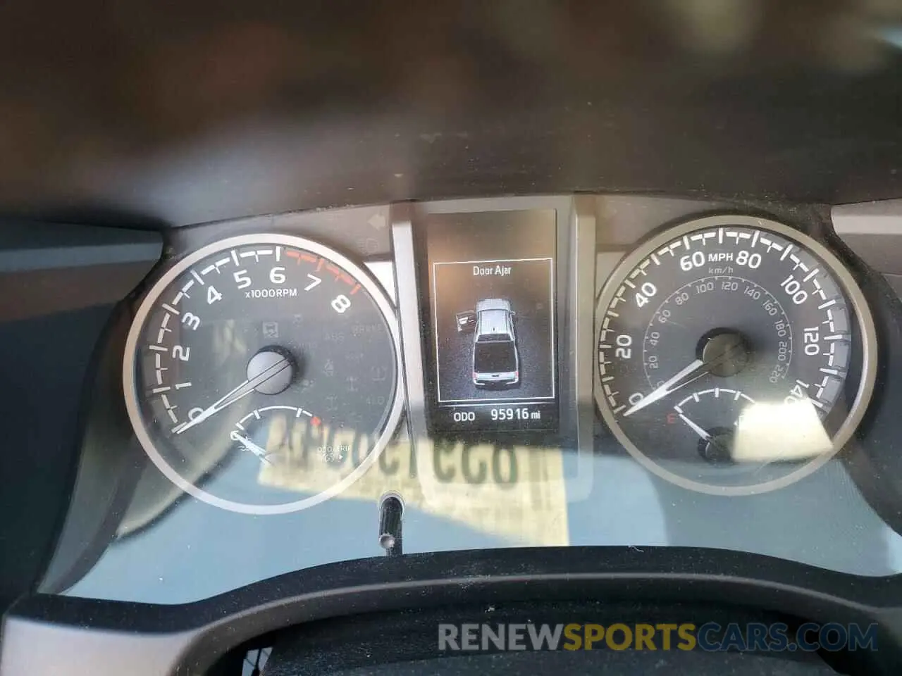 9 fotografías del automóvil dañado 3TMCZ5AN0MM389168 TOYOTA TACOMA 2021