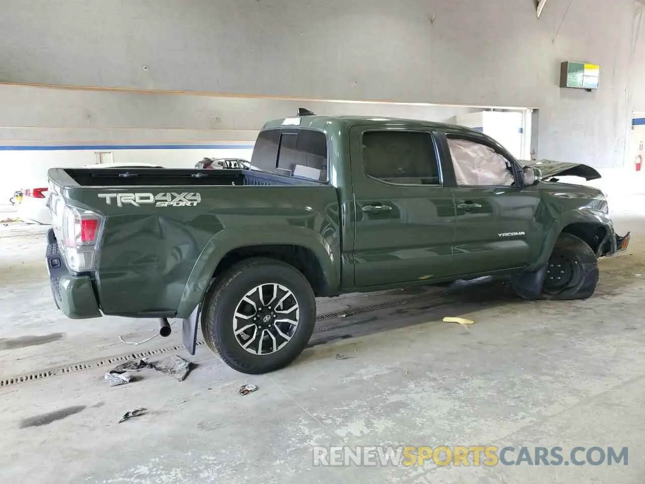 3 fotografías del automóvil dañado 3TMCZ5AN0MM394600 TOYOTA TACOMA 2021