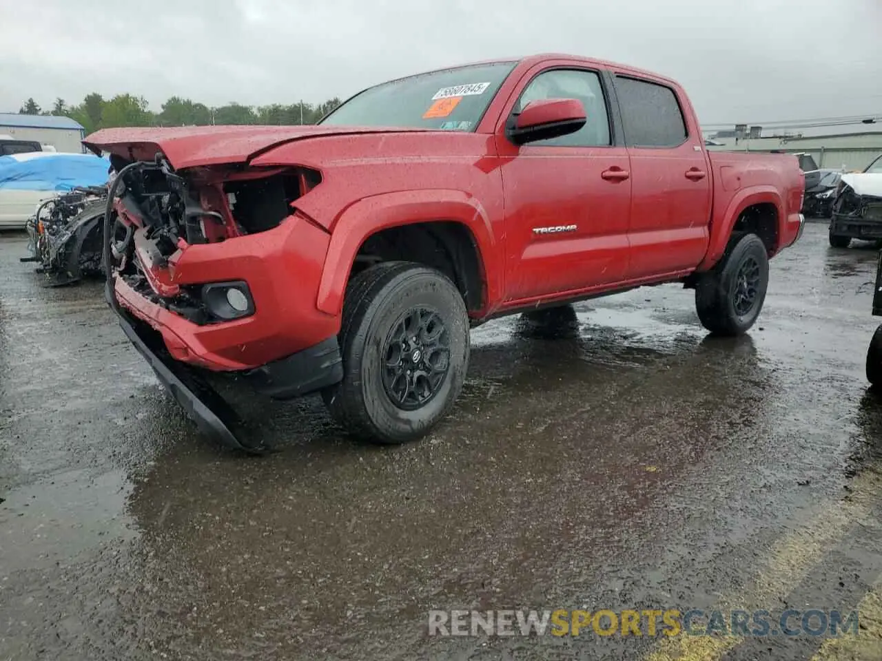 1 fotografías del automóvil dañado 3TMCZ5AN0MM404638 TOYOTA TACOMA 2021