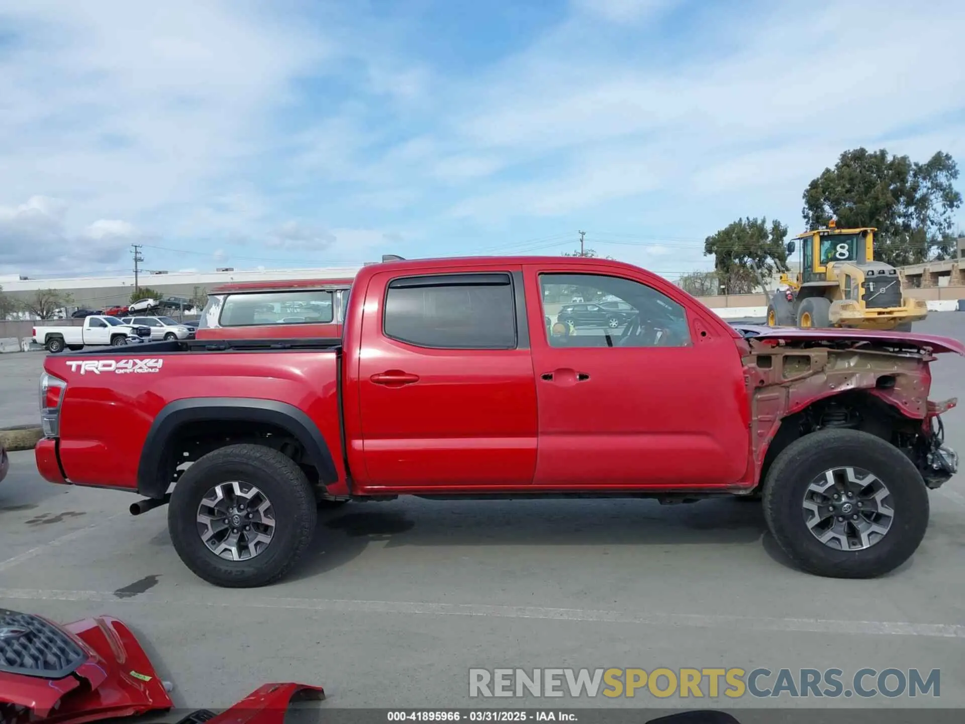 13 fotografías del automóvil dañado 3TMCZ5AN0MM416627 TOYOTA TACOMA 2021