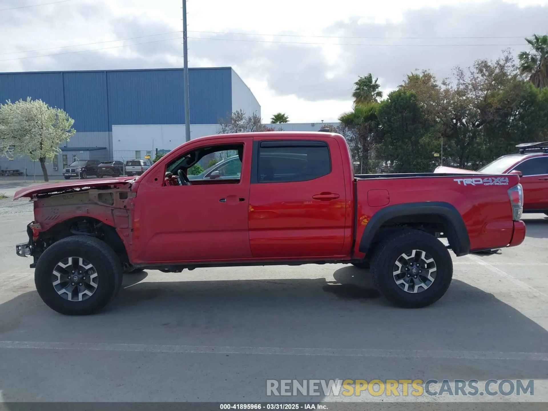 14 fotografías del automóvil dañado 3TMCZ5AN0MM416627 TOYOTA TACOMA 2021