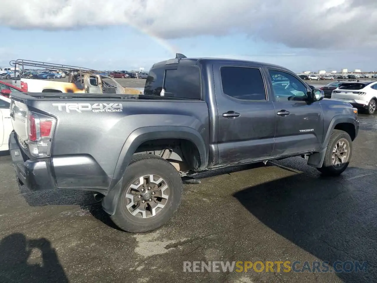 3 fotografías del automóvil dañado 3TMCZ5AN0MM427563 TOYOTA TACOMA 2021