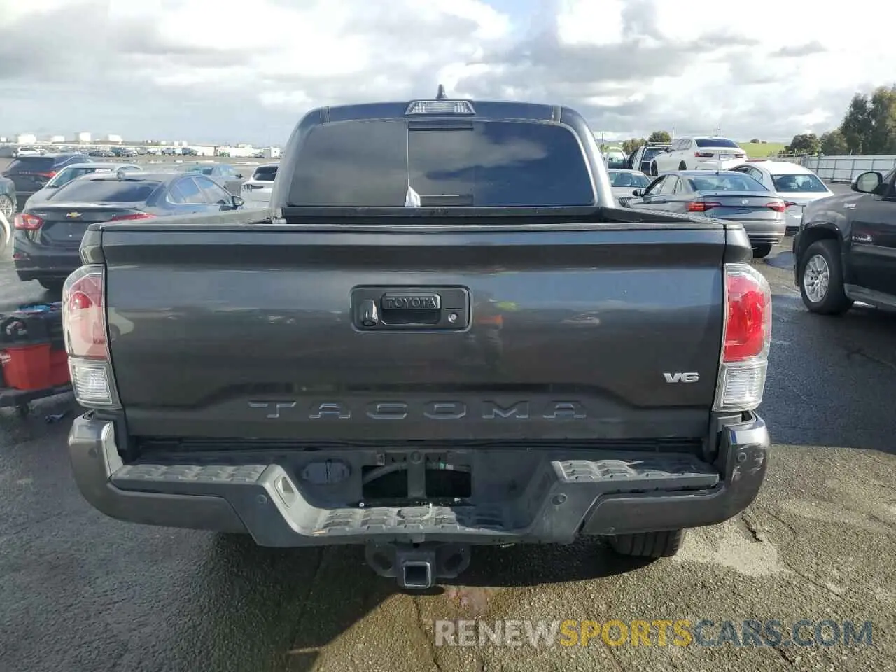 6 fotografías del automóvil dañado 3TMCZ5AN0MM427563 TOYOTA TACOMA 2021