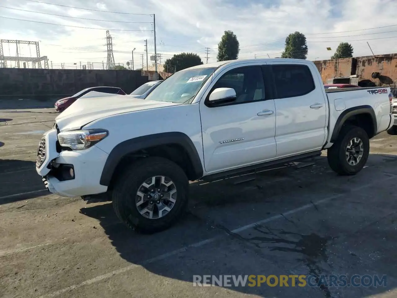 1 fotografías del automóvil dañado 3TMCZ5AN0MM434304 TOYOTA TACOMA 2021