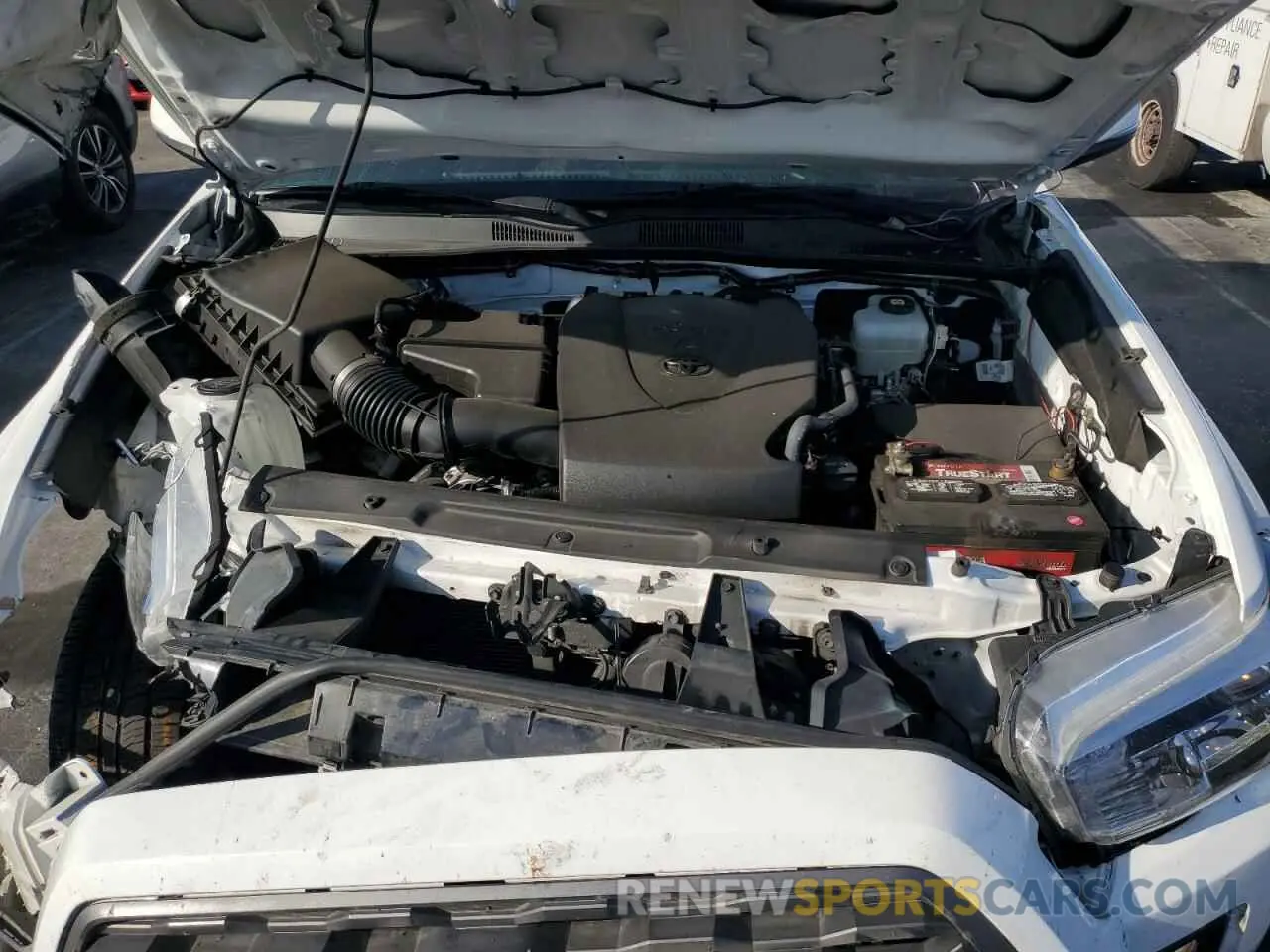 11 fotografías del automóvil dañado 3TMCZ5AN0MM434304 TOYOTA TACOMA 2021