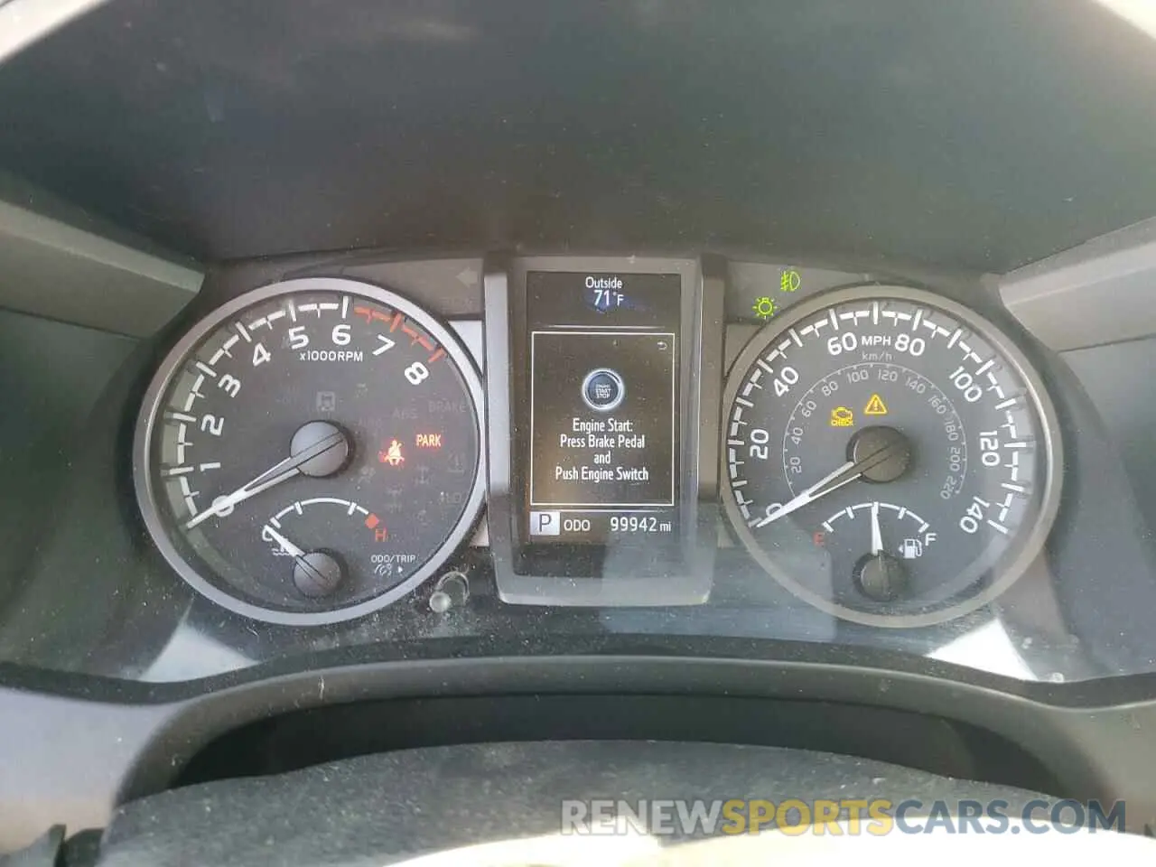 9 fotografías del automóvil dañado 3TMCZ5AN0MM434304 TOYOTA TACOMA 2021