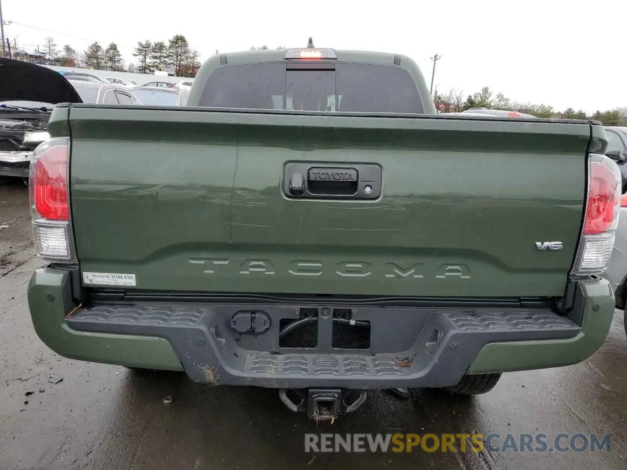 6 fotografías del automóvil dañado 3TMCZ5AN0MM437946 TOYOTA TACOMA 2021