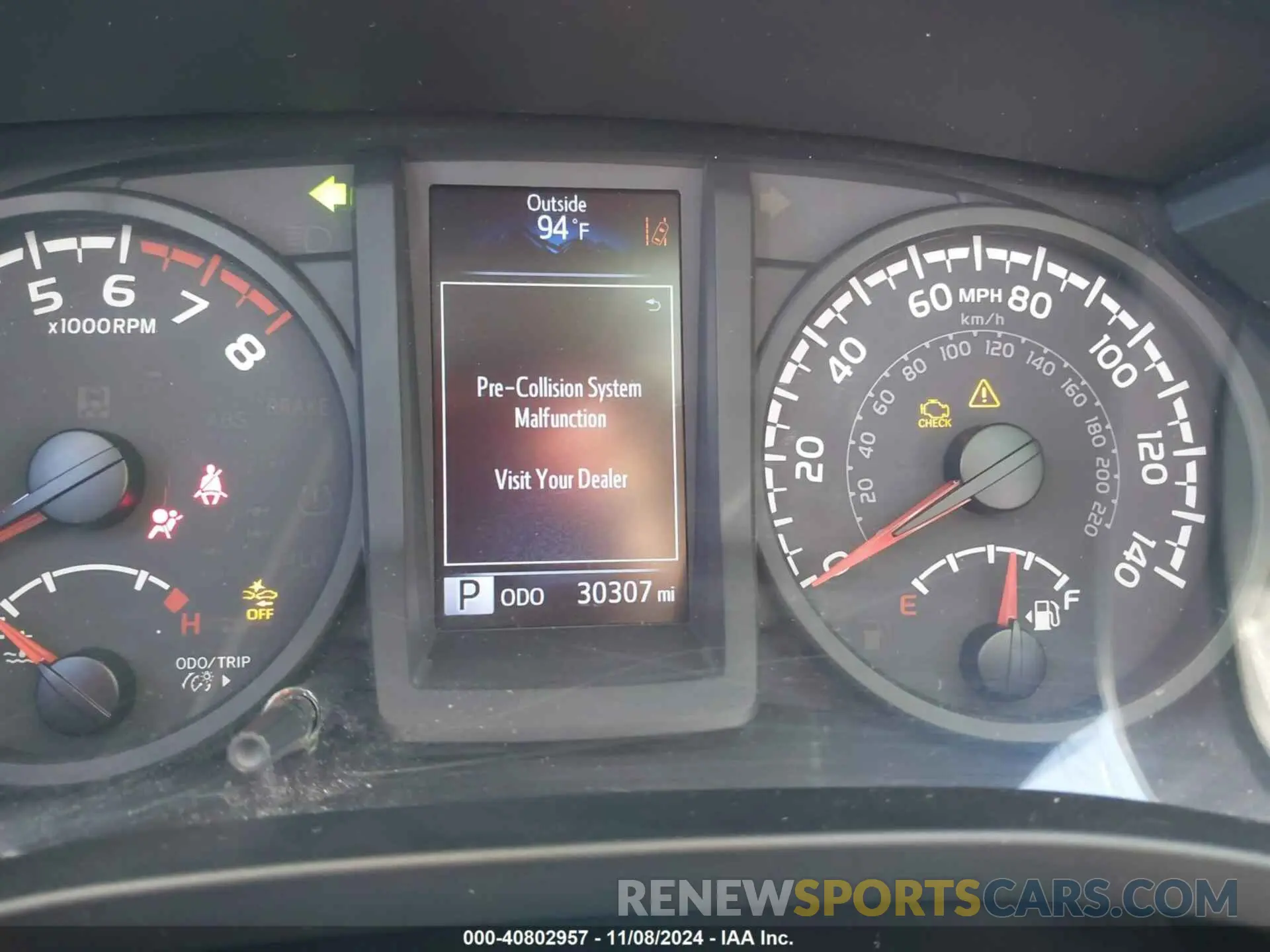 7 fotografías del automóvil dañado 3TMCZ5AN0MM440541 TOYOTA TACOMA 2021