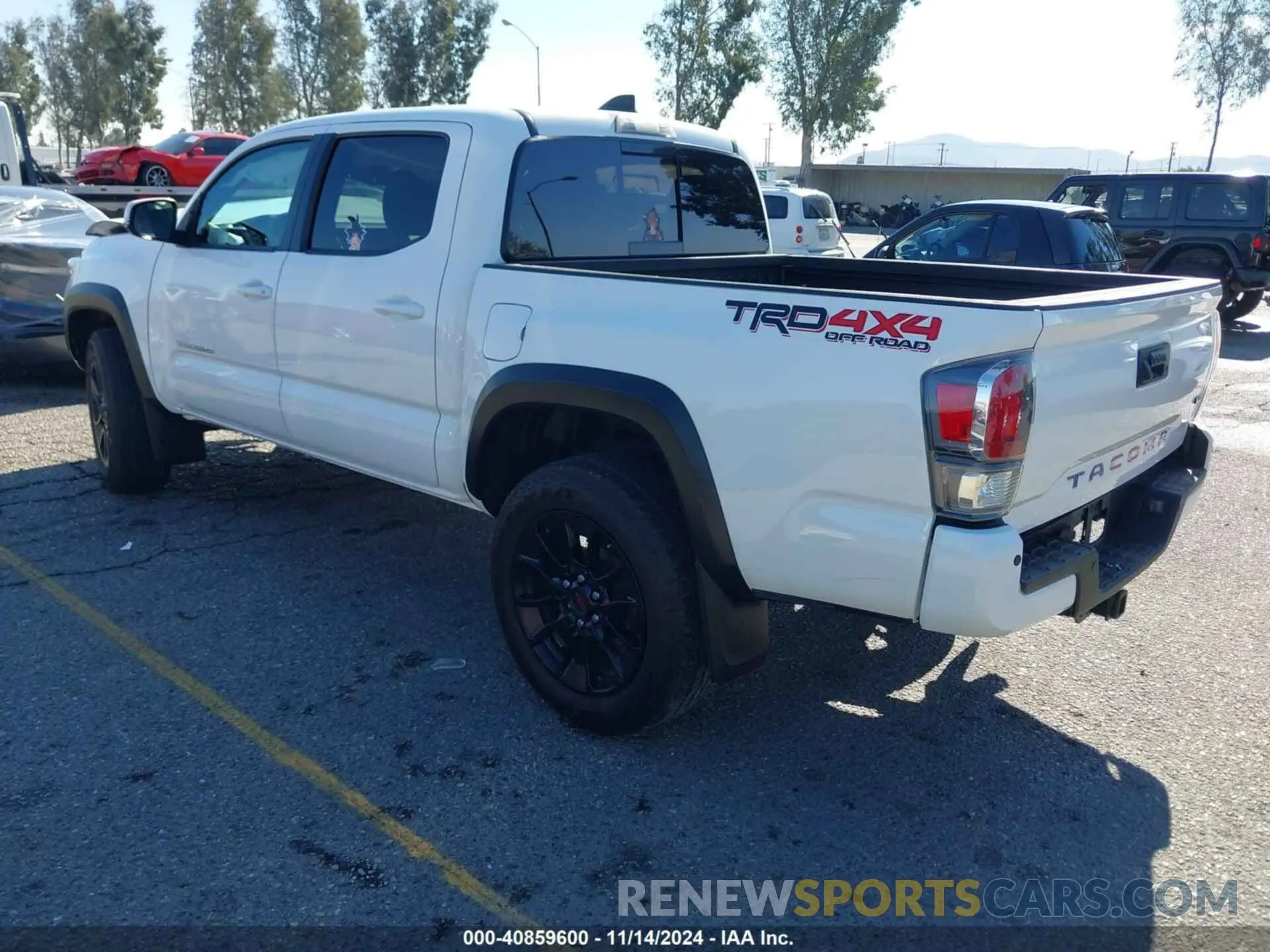 3 fotografías del automóvil dañado 3TMCZ5AN0MM449854 TOYOTA TACOMA 2021