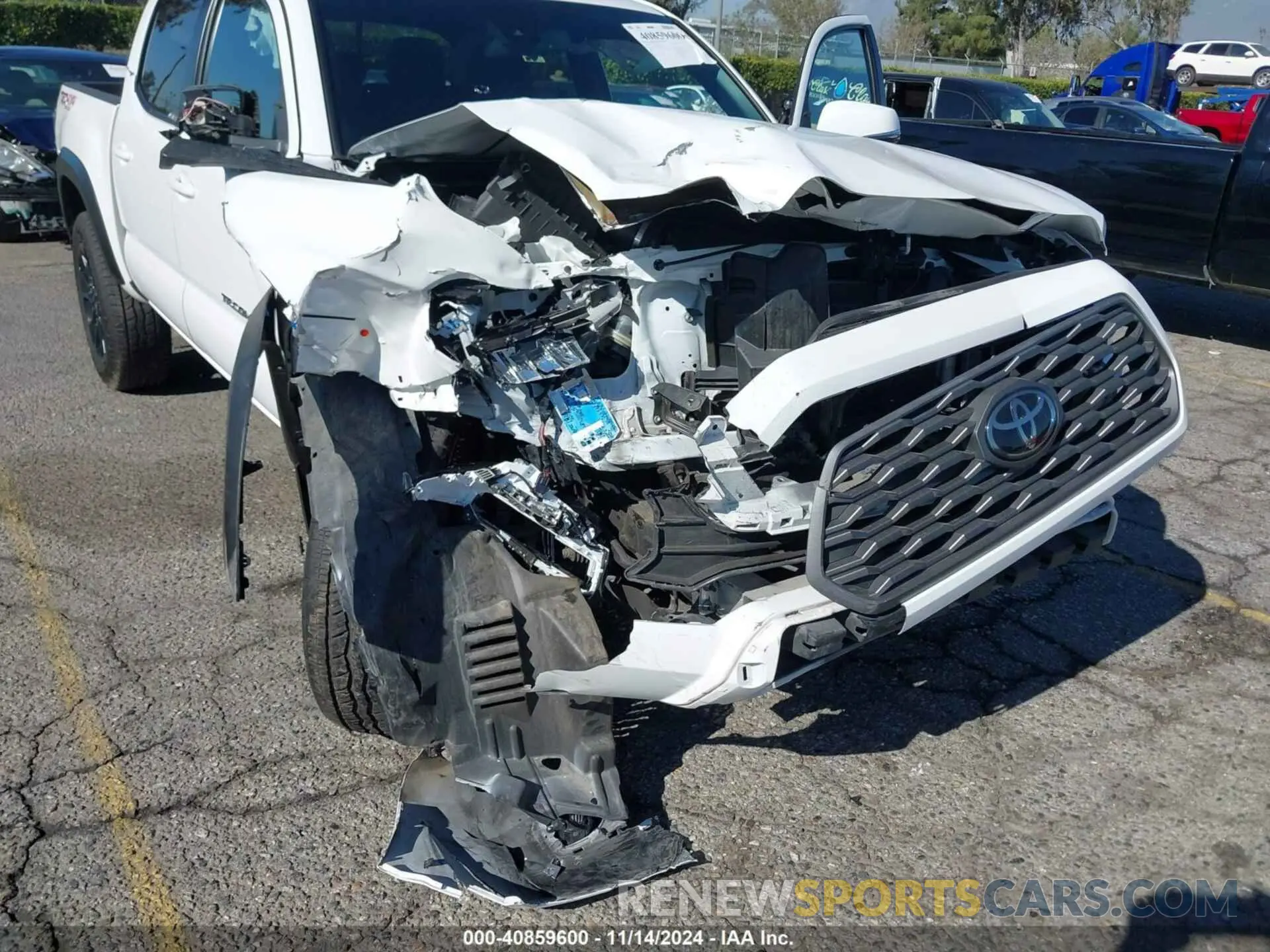 6 fotografías del automóvil dañado 3TMCZ5AN0MM449854 TOYOTA TACOMA 2021