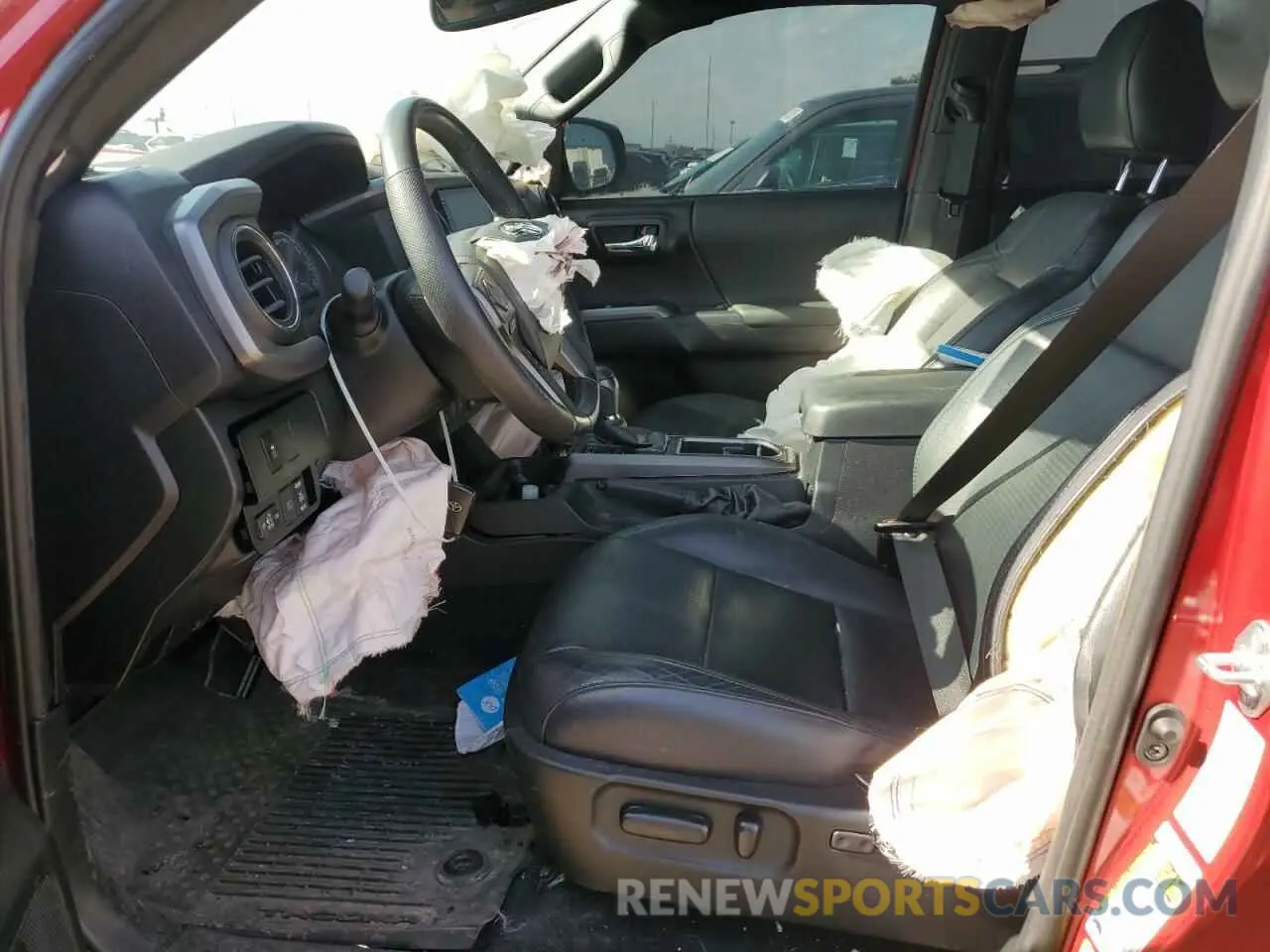 7 fotografías del automóvil dañado 3TMCZ5AN0MM449983 TOYOTA TACOMA 2021