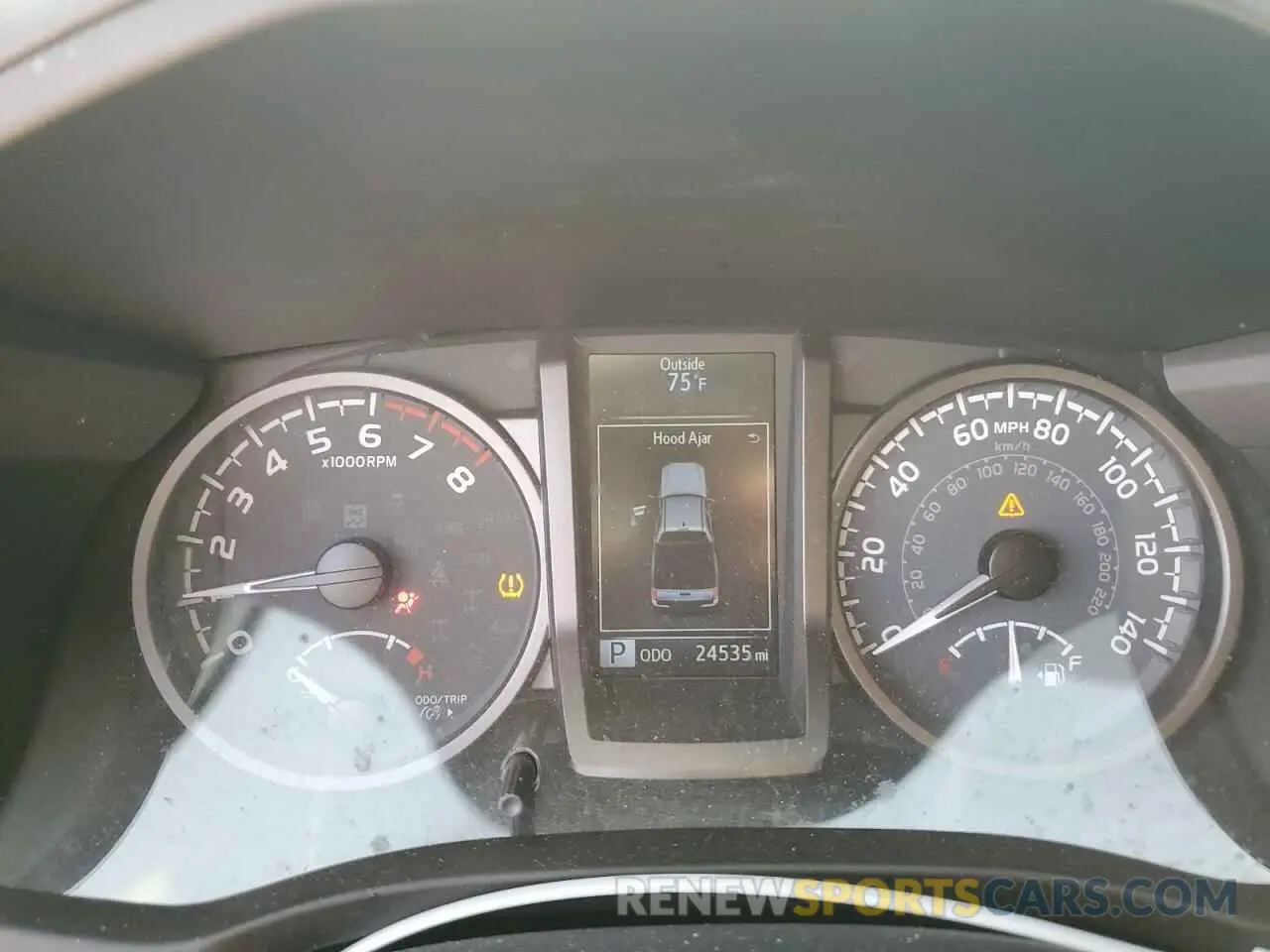 9 fotografías del automóvil dañado 3TMCZ5AN0MM449983 TOYOTA TACOMA 2021