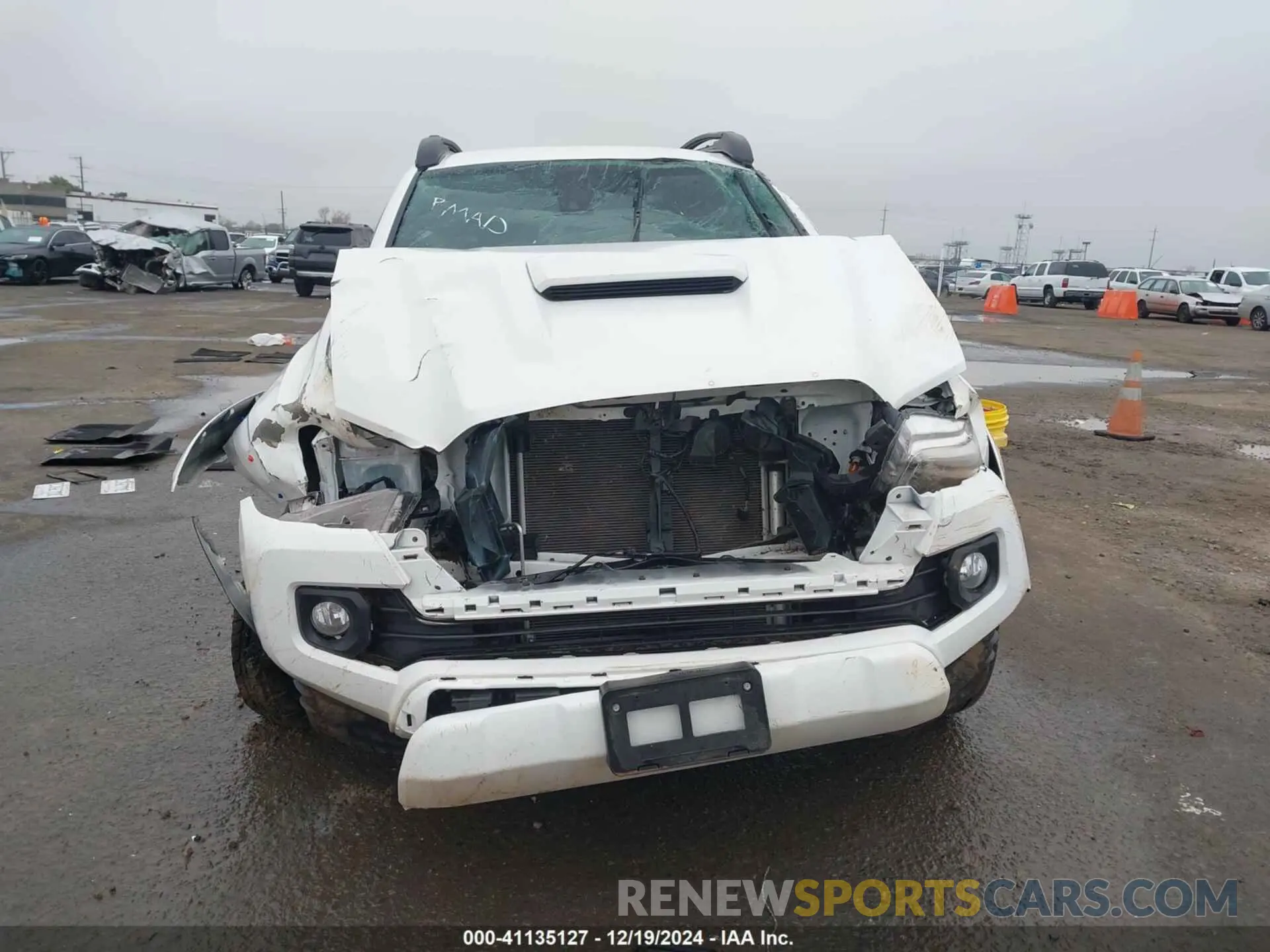 13 fotografías del automóvil dañado 3TMCZ5AN1MM387204 TOYOTA TACOMA 2021