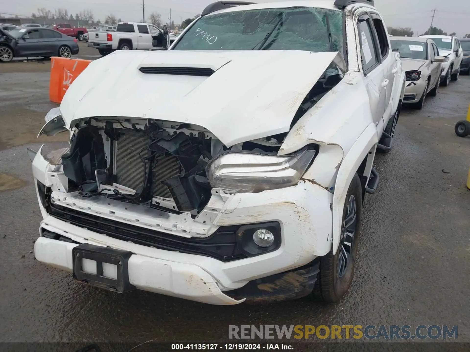 6 fotografías del automóvil dañado 3TMCZ5AN1MM387204 TOYOTA TACOMA 2021