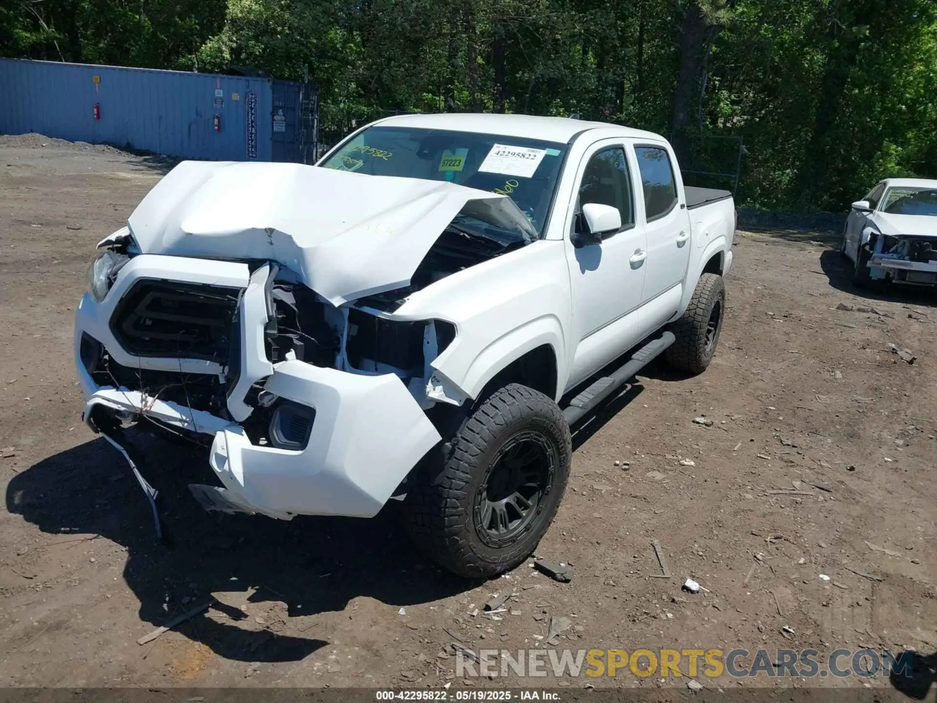 2 fotografías del automóvil dañado 3TMCZ5AN1MM388756 TOYOTA TACOMA 2021