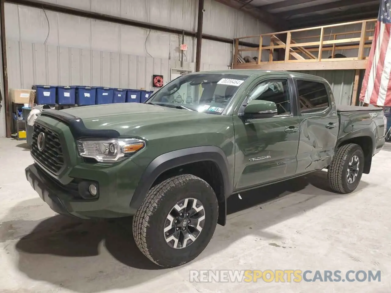 1 fotografías del automóvil dañado 3TMCZ5AN1MM393102 TOYOTA TACOMA 2021