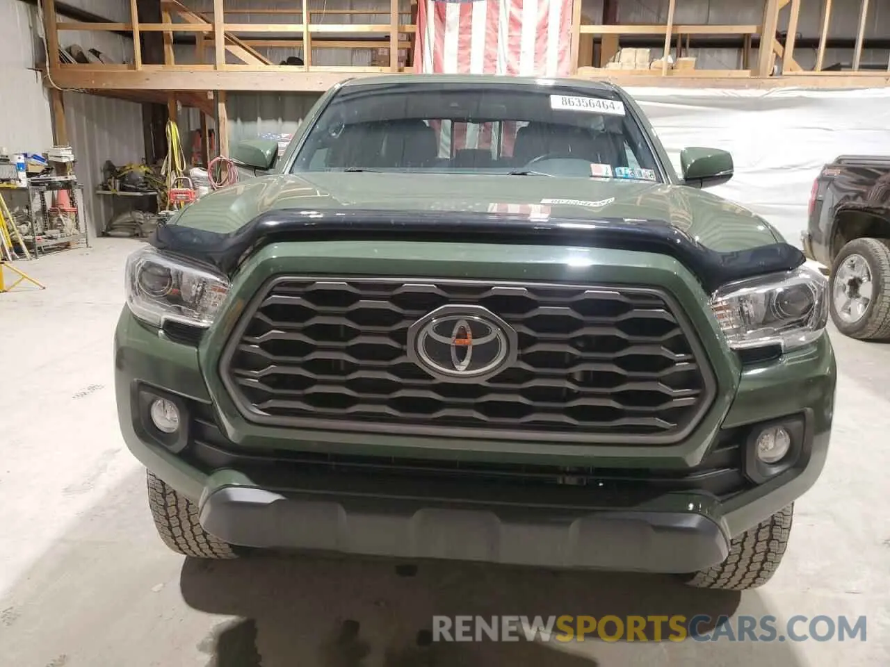5 fotografías del automóvil dañado 3TMCZ5AN1MM393102 TOYOTA TACOMA 2021