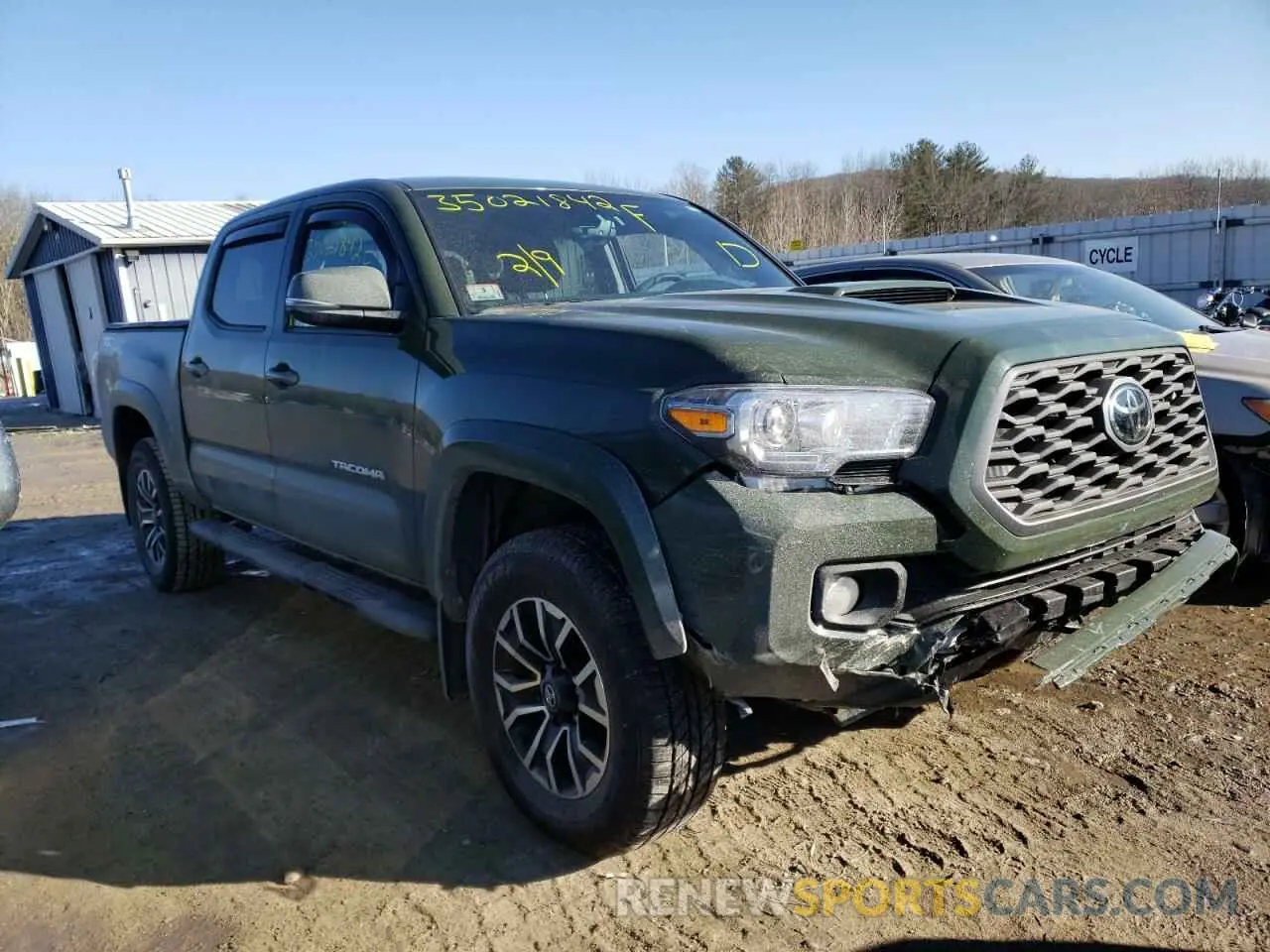 1 fotografías del automóvil dañado 3TMCZ5AN1MM404941 TOYOTA TACOMA 2021