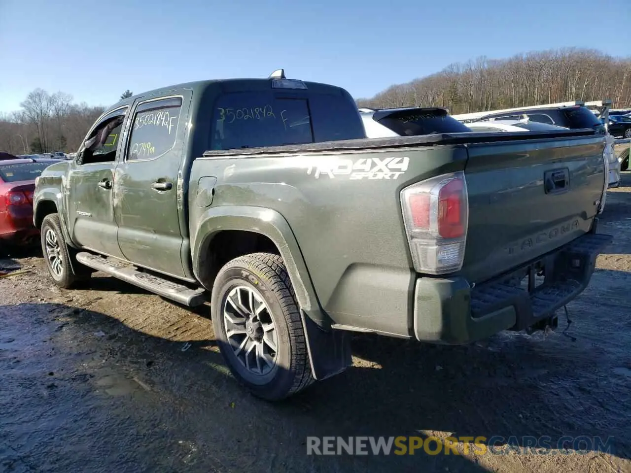 3 fotografías del automóvil dañado 3TMCZ5AN1MM404941 TOYOTA TACOMA 2021