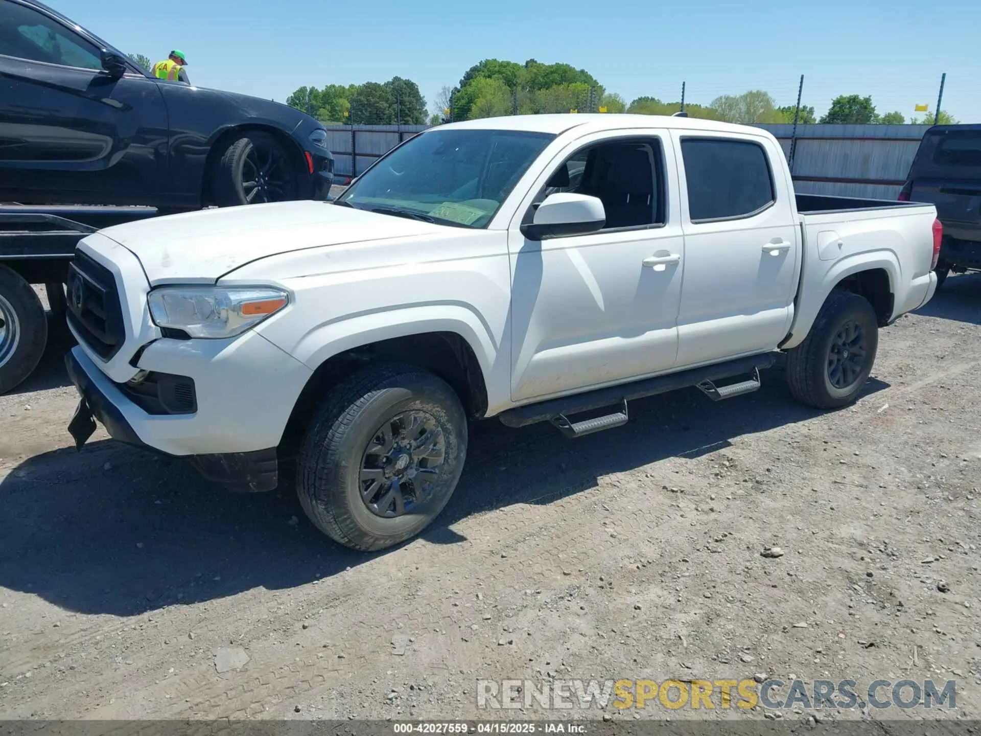 2 fotografías del automóvil dañado 3TMCZ5AN1MM406639 TOYOTA TACOMA 2021