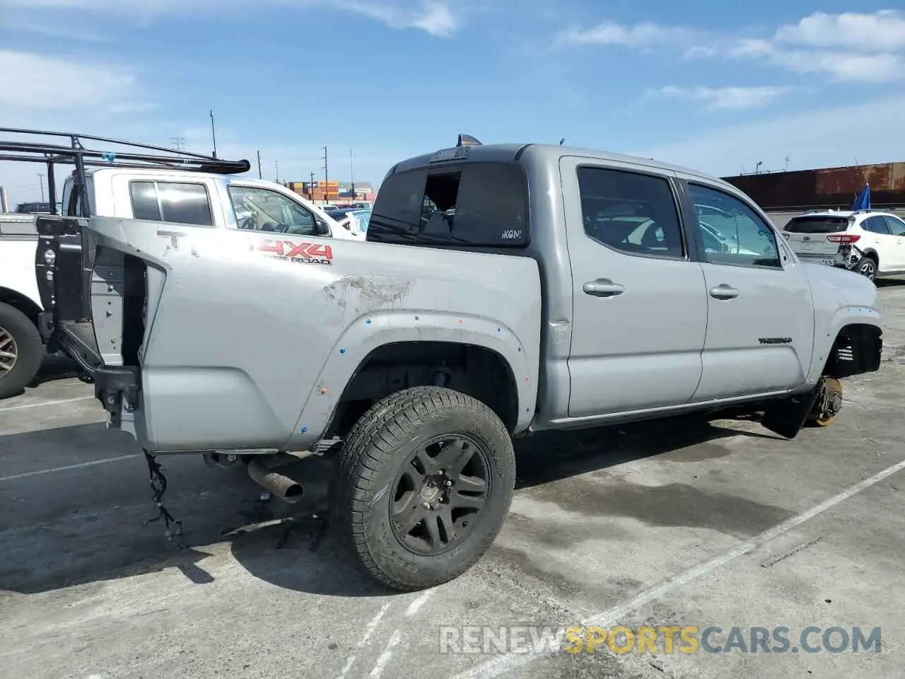 3 fotografías del automóvil dañado 3TMCZ5AN1MM418872 TOYOTA TACOMA 2021