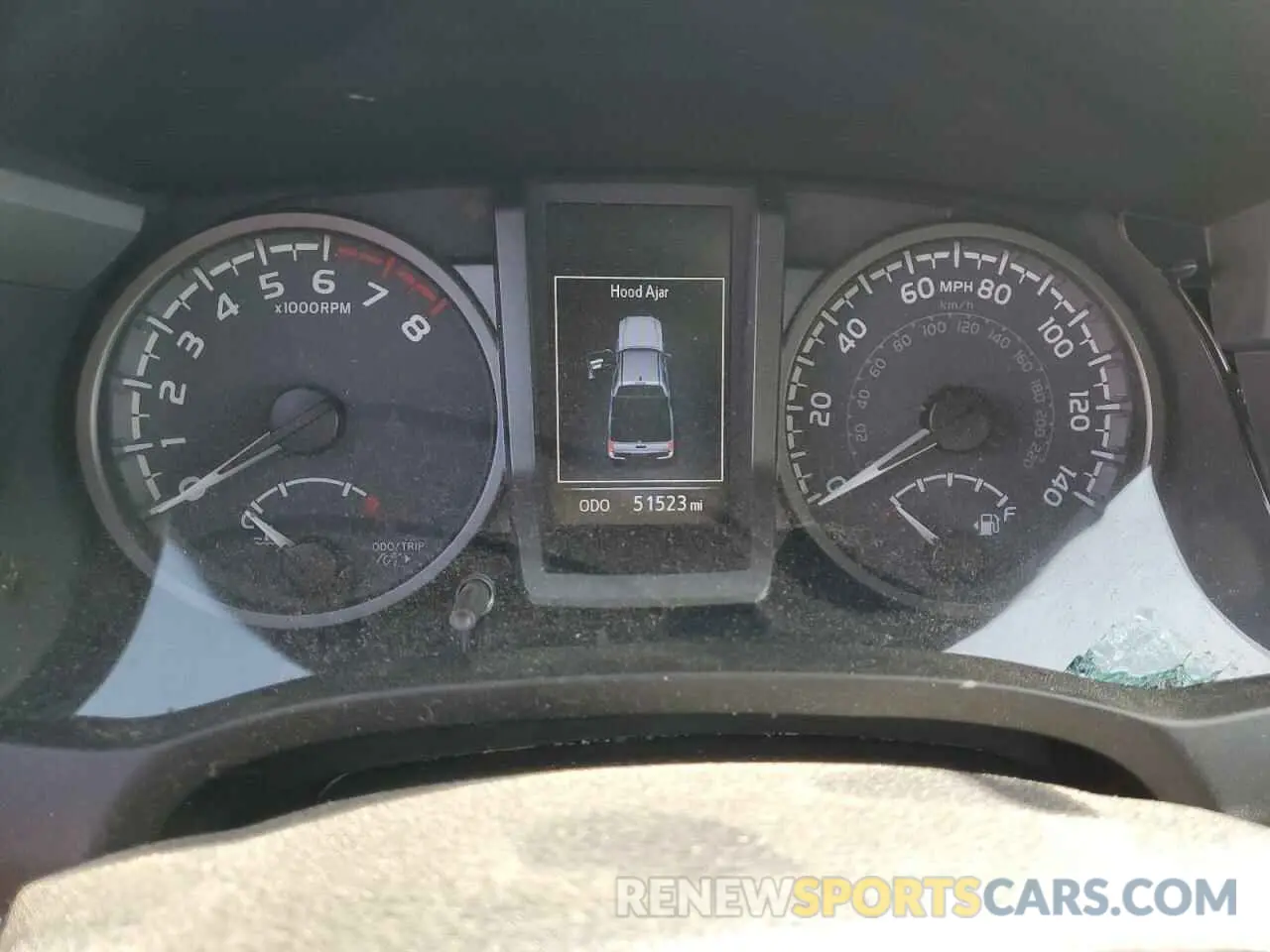 9 fotografías del automóvil dañado 3TMCZ5AN1MM418872 TOYOTA TACOMA 2021