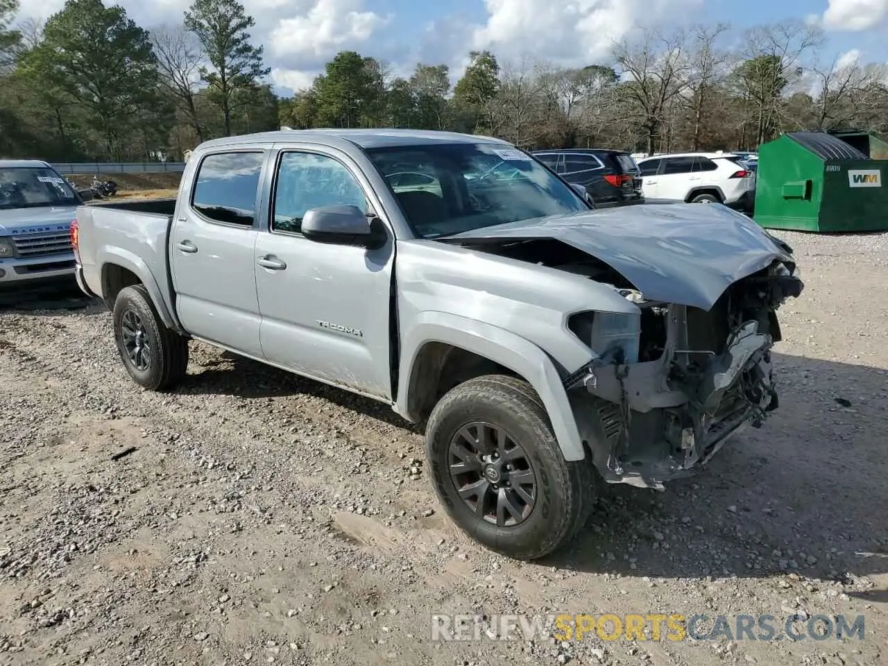4 fotografías del automóvil dañado 3TMCZ5AN2MM372470 TOYOTA TACOMA 2021