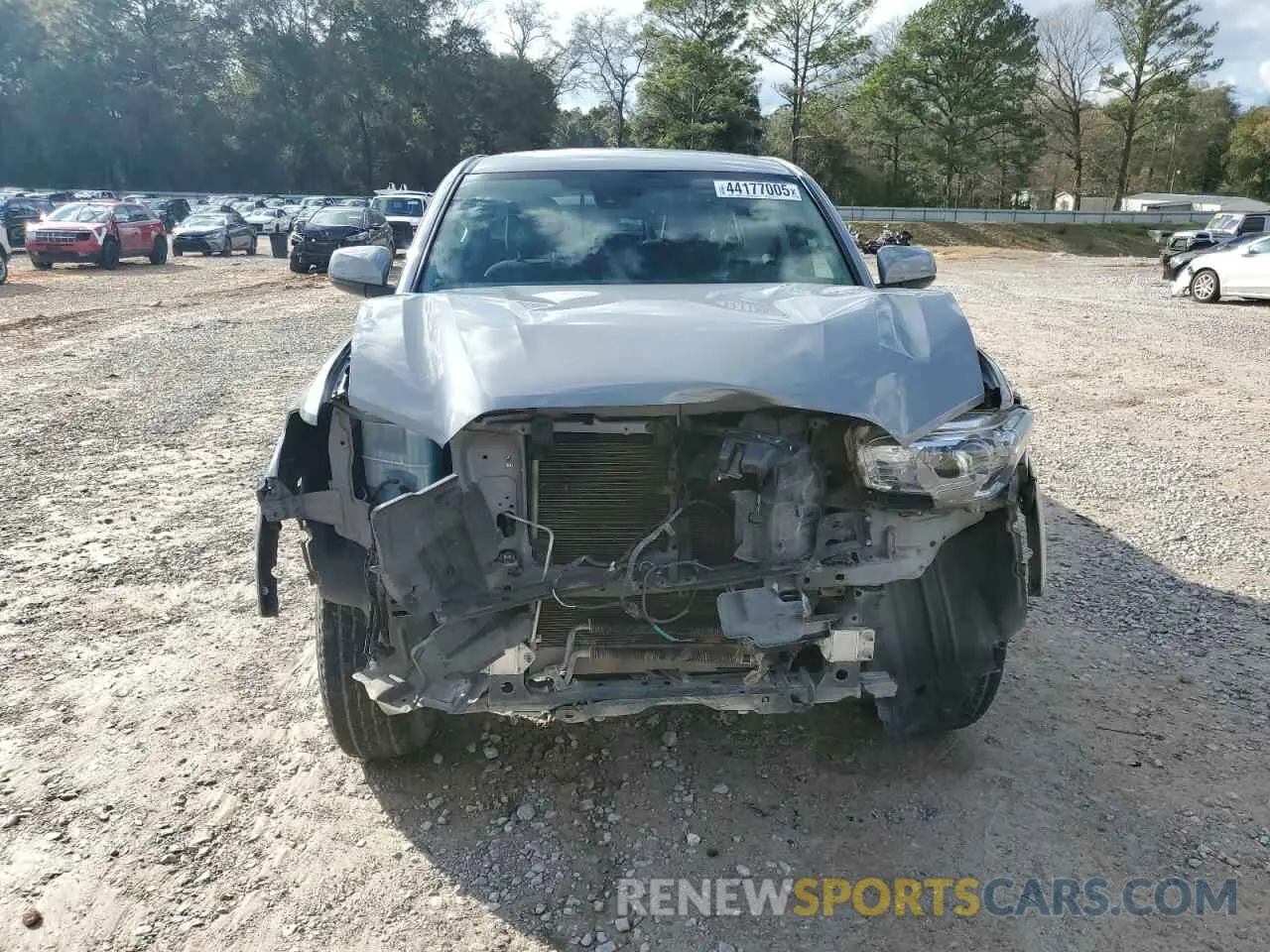 5 fotografías del automóvil dañado 3TMCZ5AN2MM372470 TOYOTA TACOMA 2021