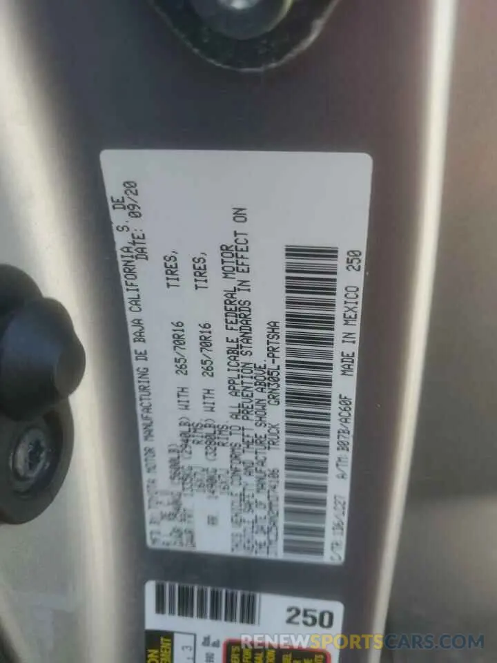 13 fotografías del automóvil dañado 3TMCZ5AN2MM374106 TOYOTA TACOMA 2021