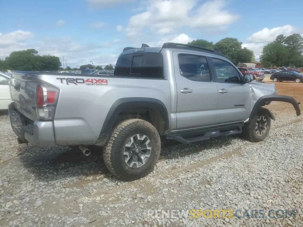 3 fotografías del automóvil dañado 3TMCZ5AN2MM374106 TOYOTA TACOMA 2021
