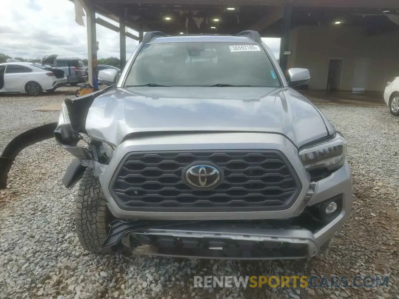 5 fotografías del automóvil dañado 3TMCZ5AN2MM374106 TOYOTA TACOMA 2021