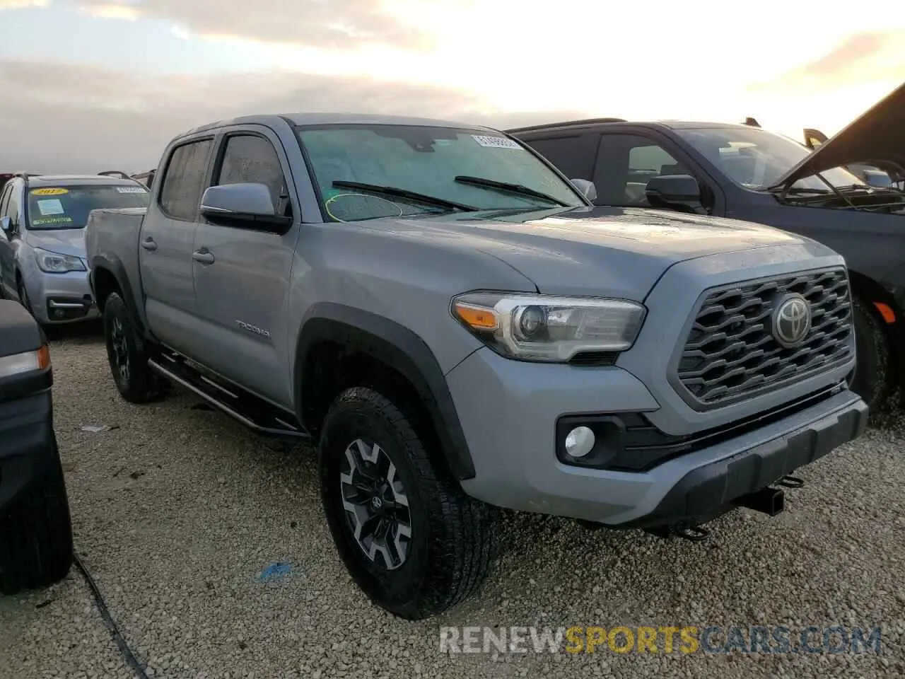 4 fotografías del automóvil dañado 3TMCZ5AN2MM395943 TOYOTA TACOMA 2021