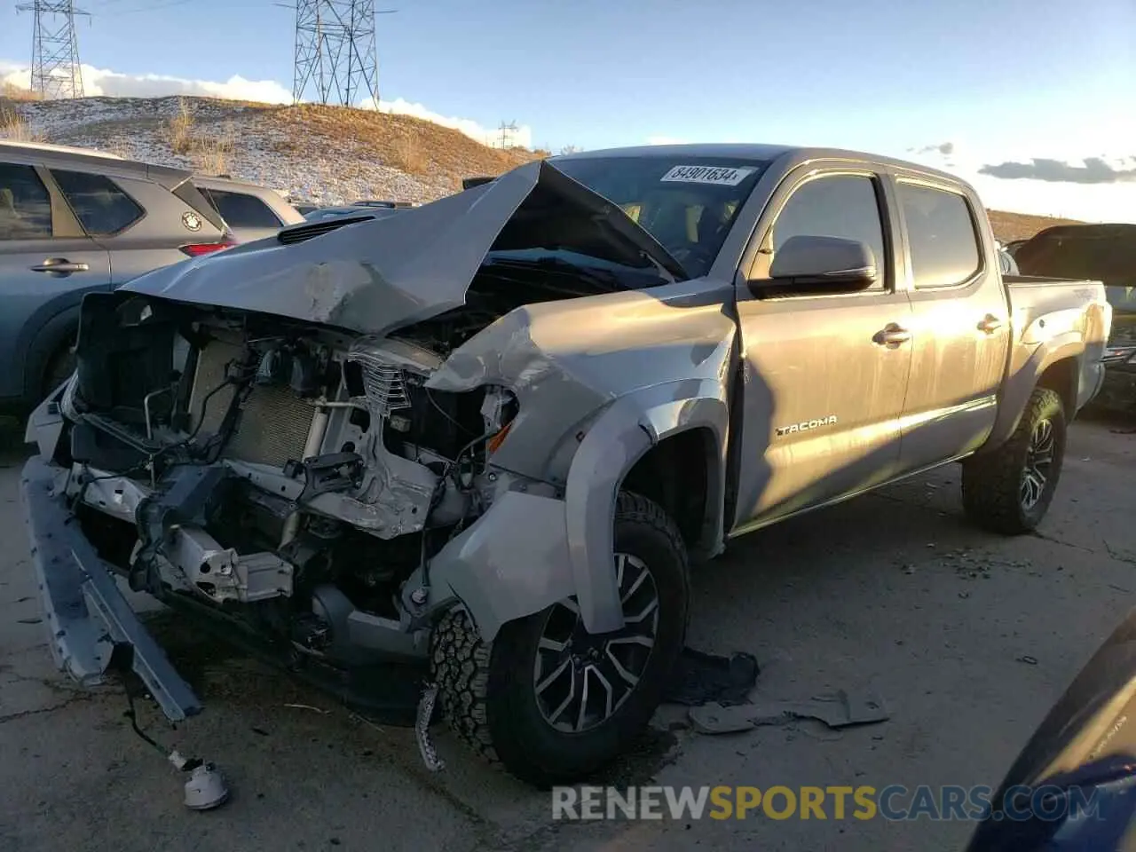 1 fotografías del automóvil dañado 3TMCZ5AN2MM411350 TOYOTA TACOMA 2021