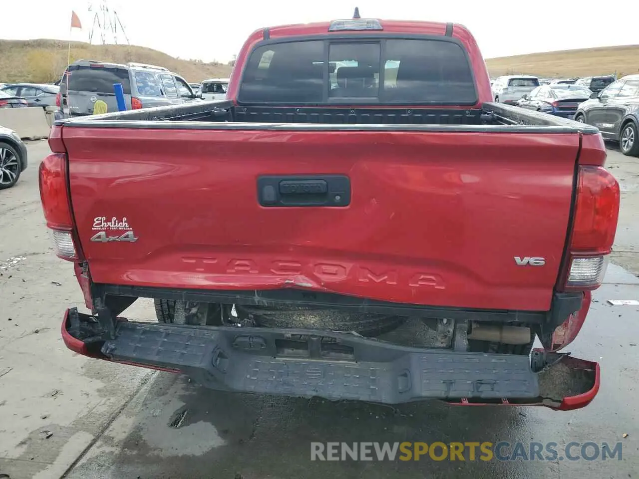 6 fotografías del automóvil dañado 3TMCZ5AN2MM418041 TOYOTA TACOMA 2021
