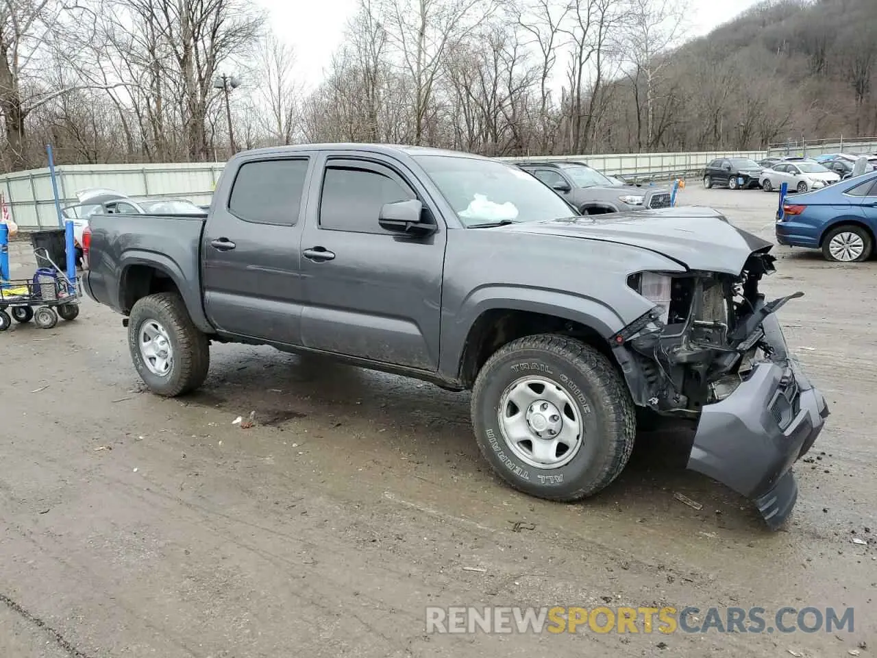 4 fotografías del automóvil dañado 3TMCZ5AN2MM422137 TOYOTA TACOMA 2021